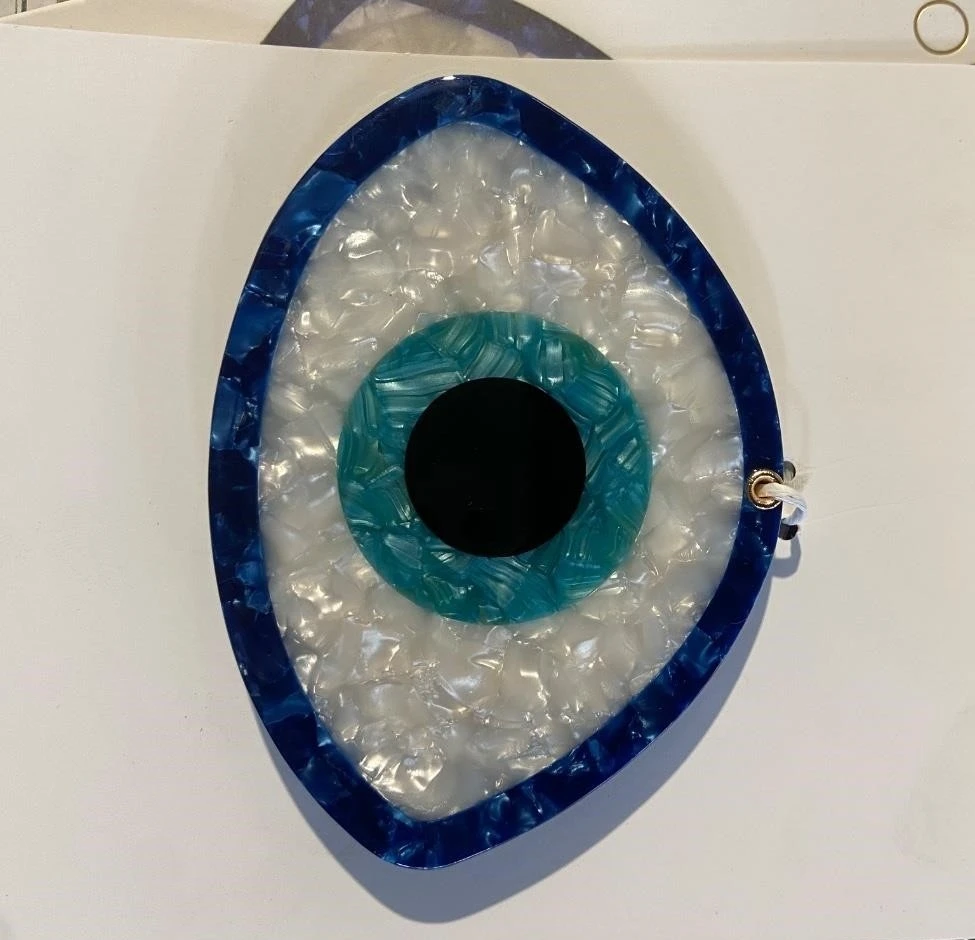 Solar Eclipse Hand-Painted Compact Mirror - photo 3