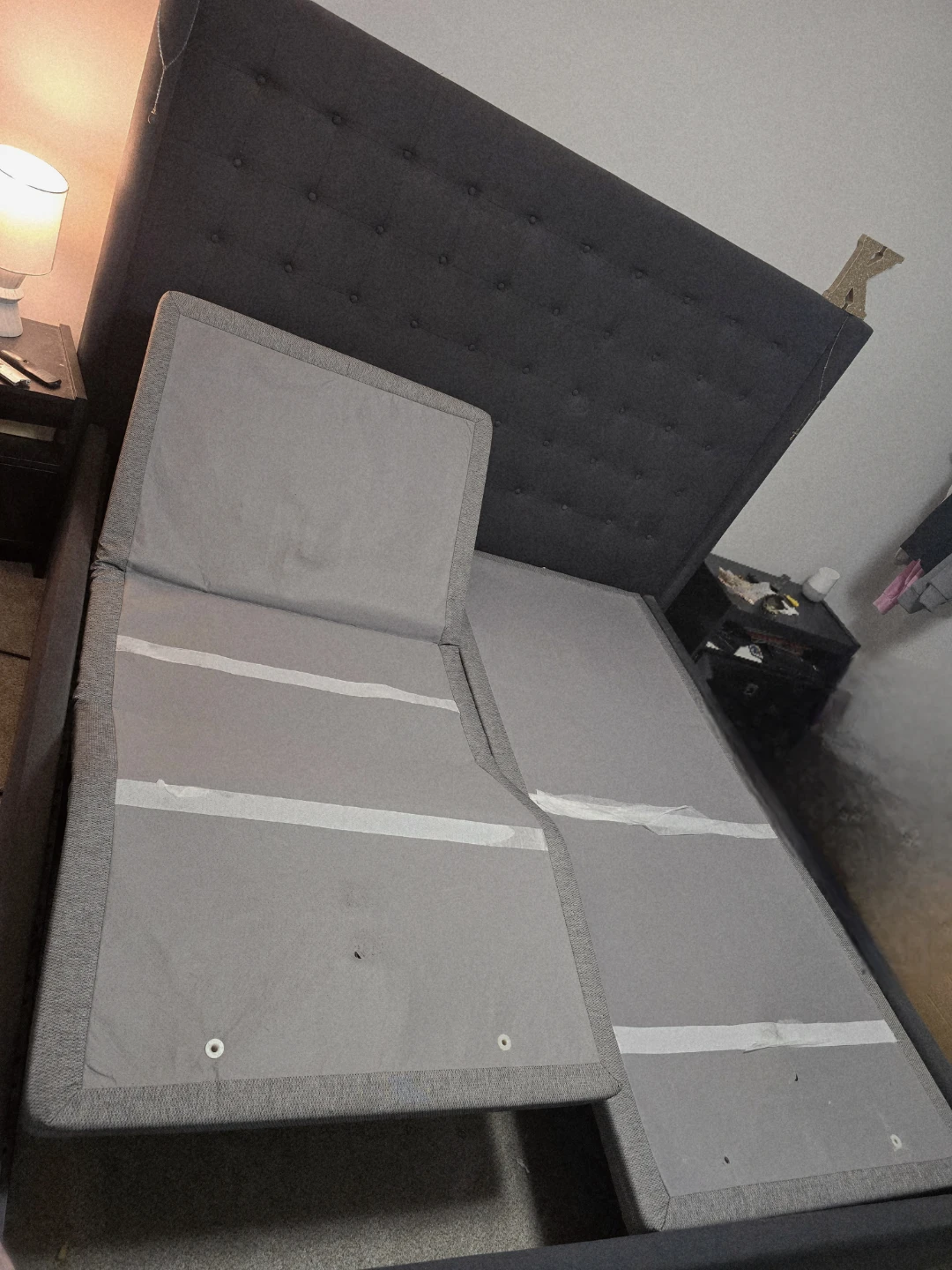Kingsize bed frame with Headboard and adjustable bed - photo 2