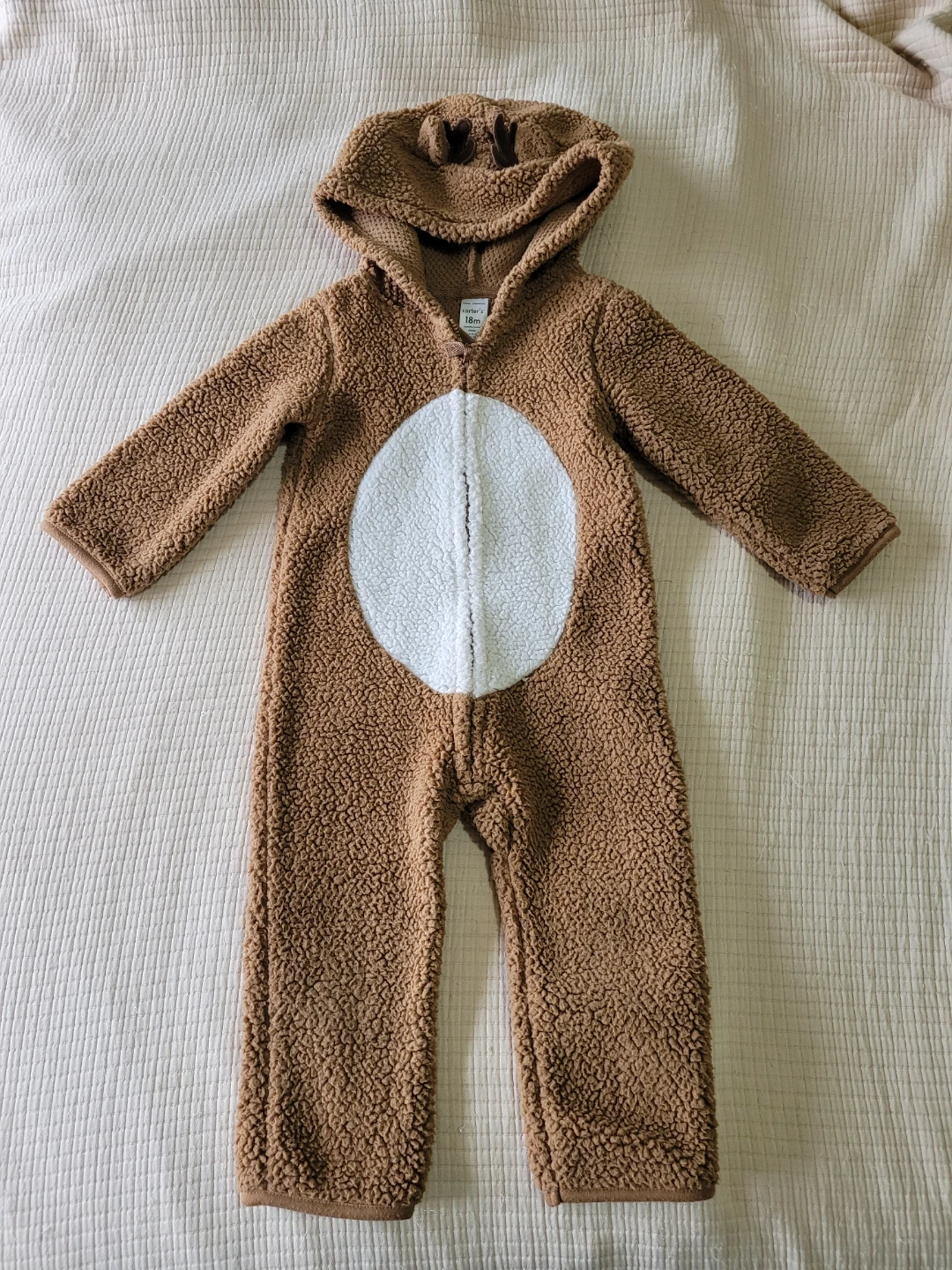 Carter's Fleece Snowsuit - 18 Months