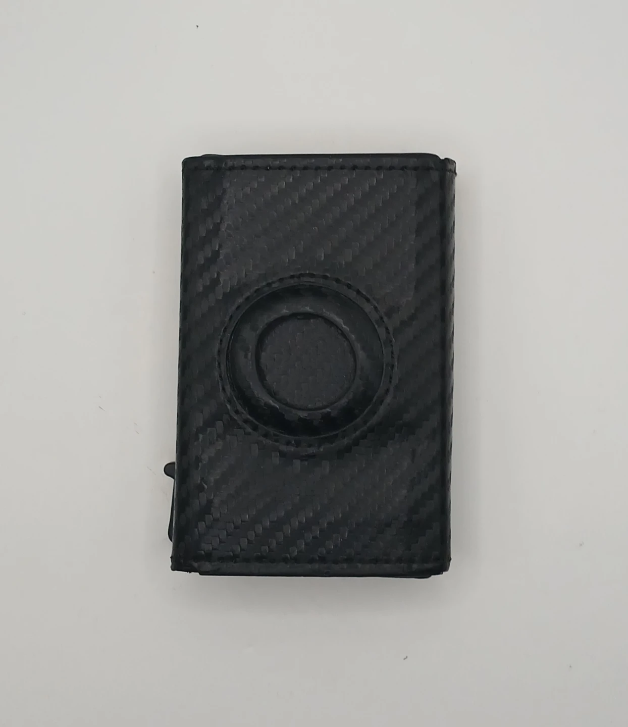 Black Carbon Fibre Style Slim Wallet