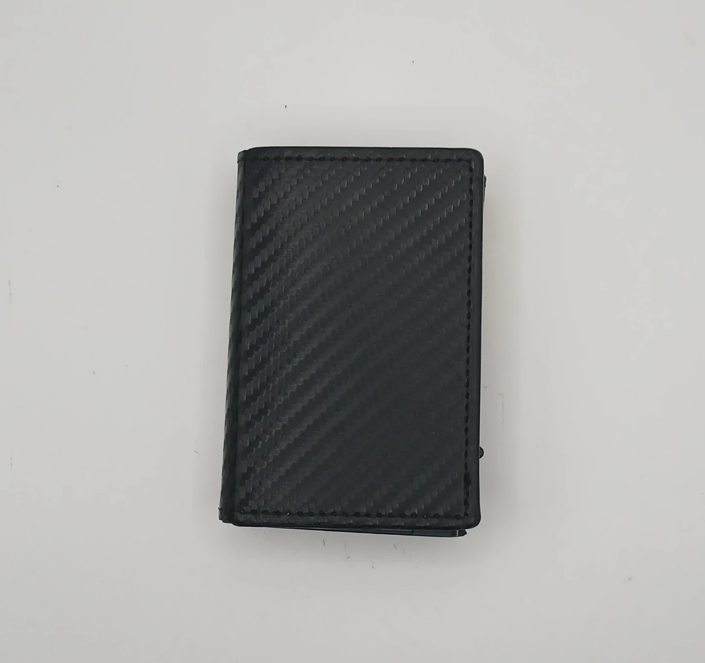 Black Carbon Fibre Style Slim Wallet - photo 2