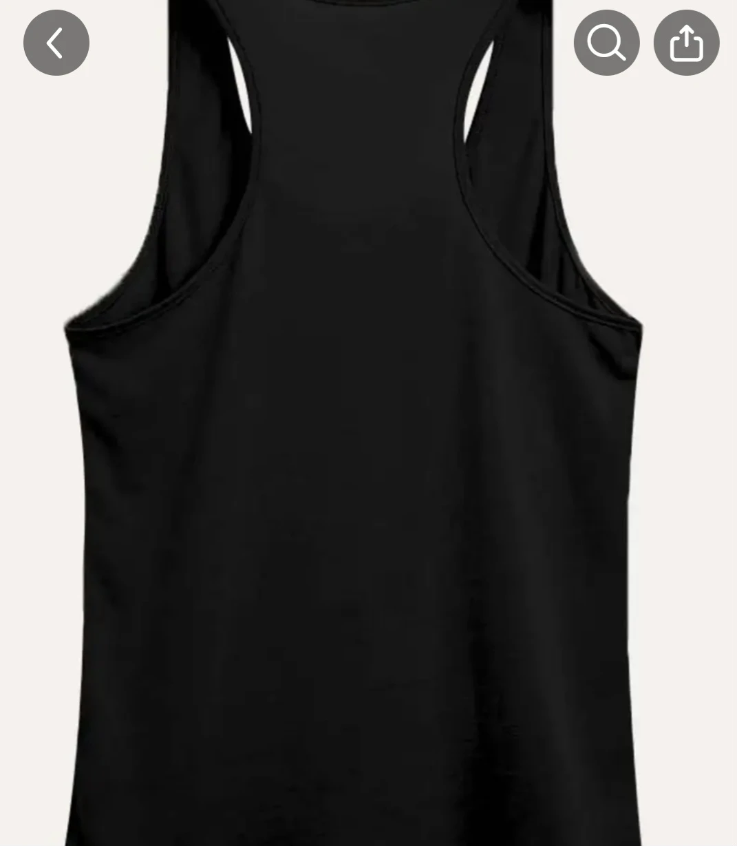 Black Tank Top with Paw Print Design - photo 2