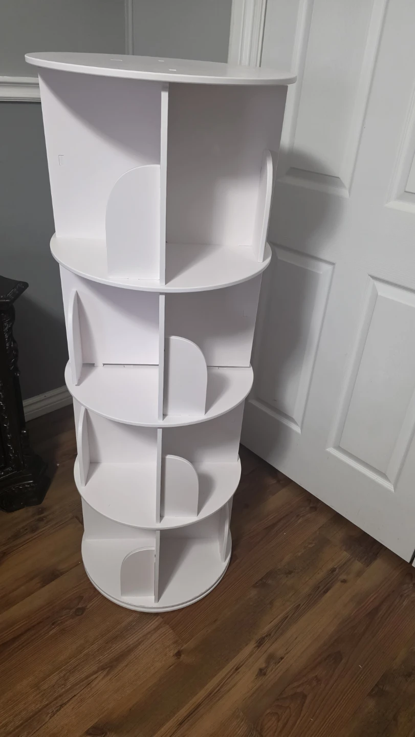 White 360 Rotating Shelf