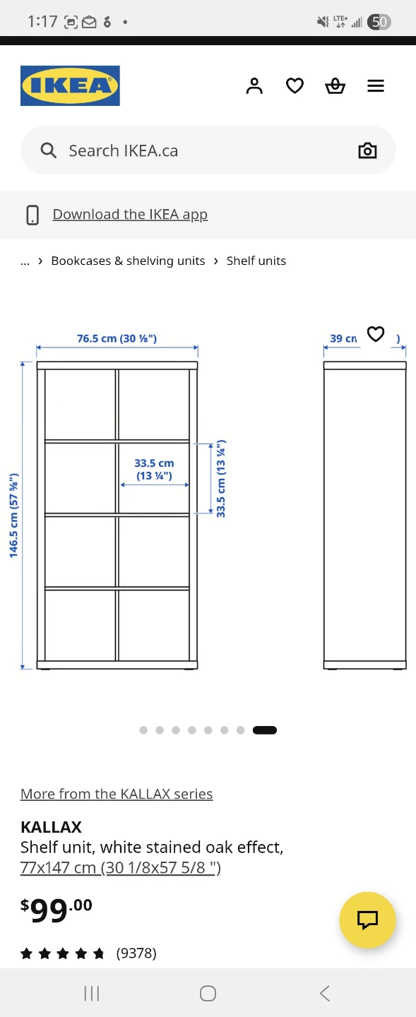 IKEA KALLAX Shelf Unit - White - photo 5