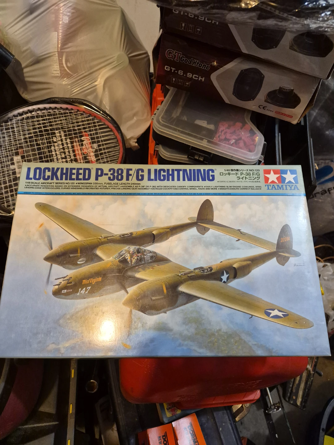 Tamiya Lockheed P-38F/G Lightning 1/48 Scale Model Kit