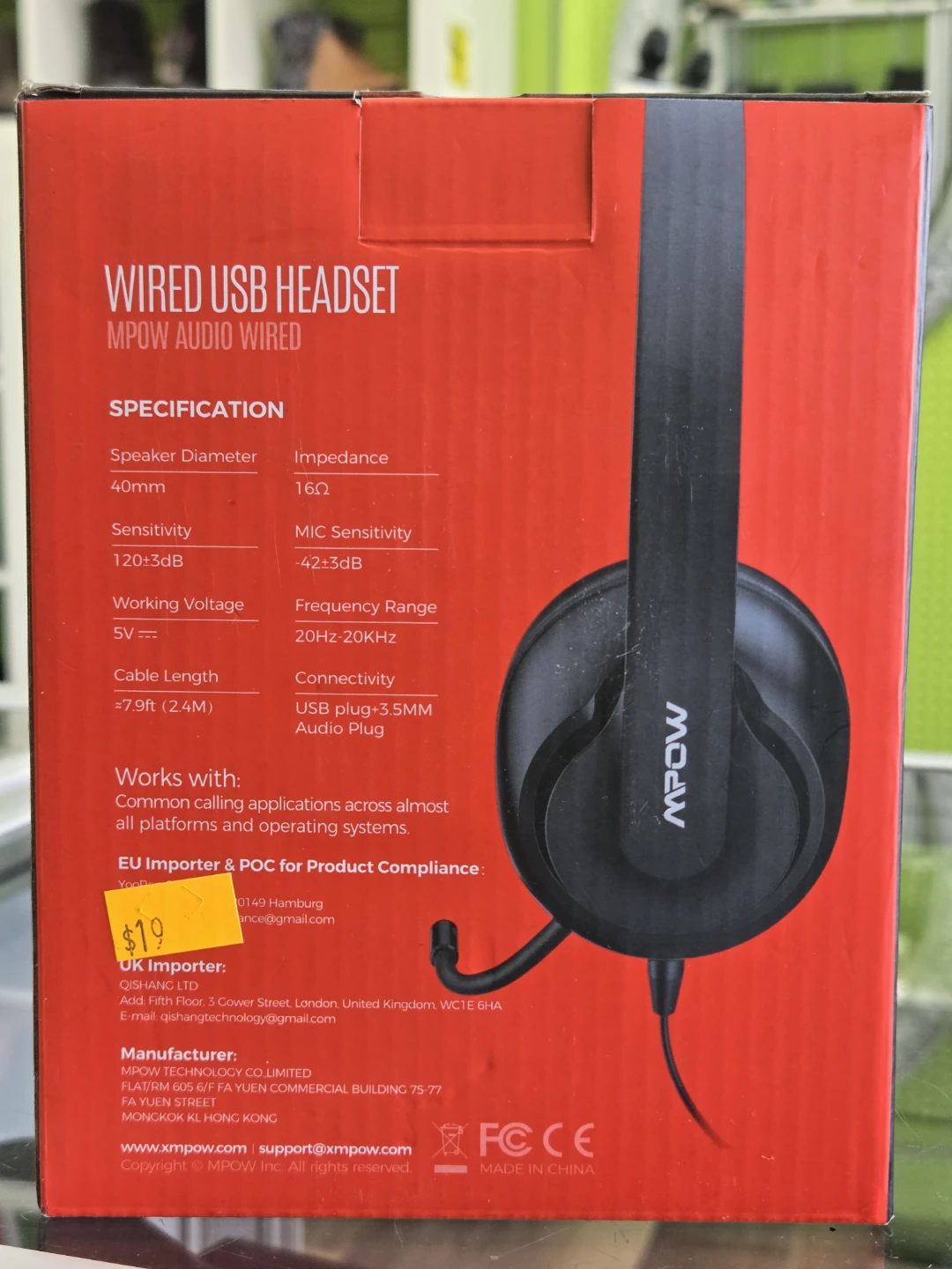 MPOW Wired USB Headset w/ Mic - New 🎧💻 - photo 3