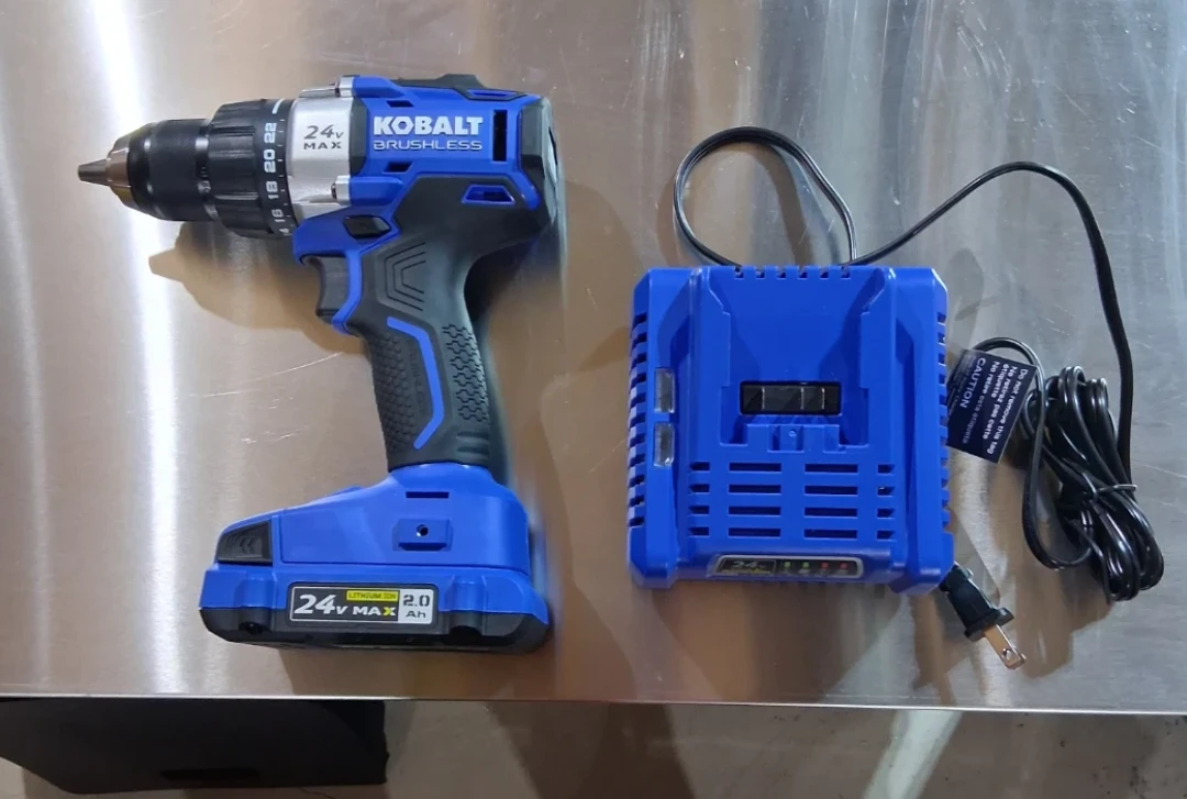 Kobalt 24V Max Brushless Cordless Drill with Charger - photo 2