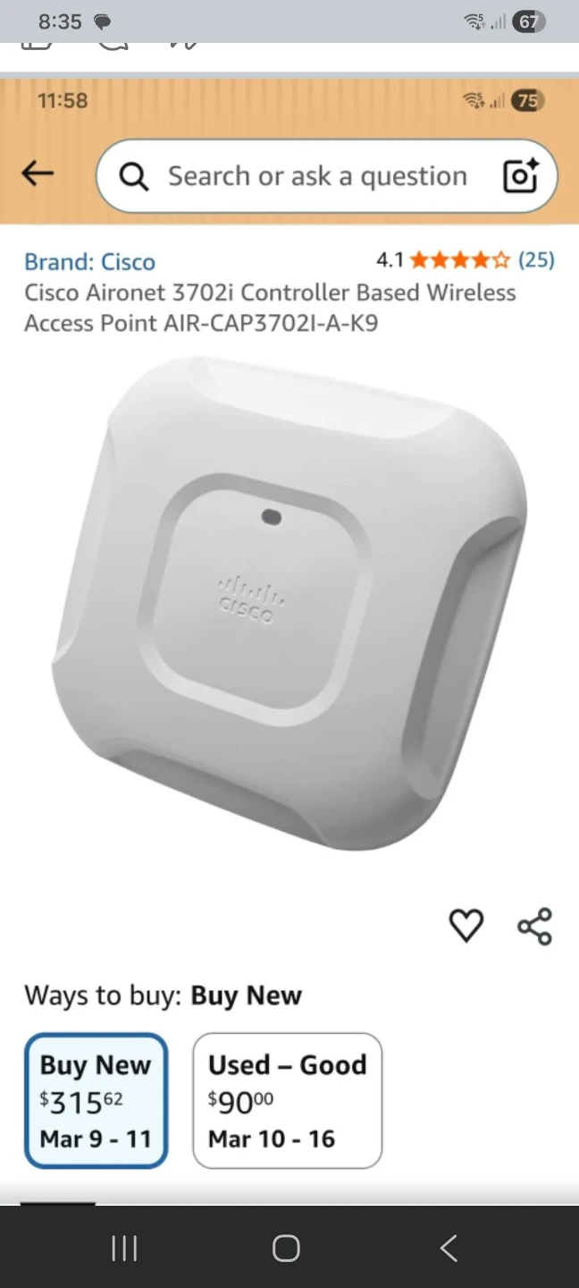 Cisco Aironet 3702i Wireless Access Point