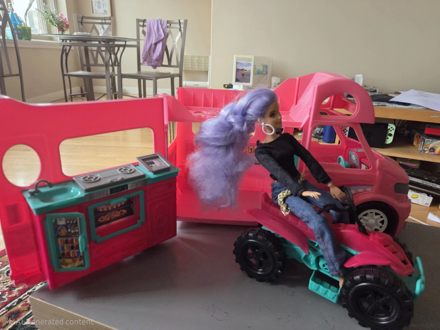 Barbie Adventure Camper Van with ATV