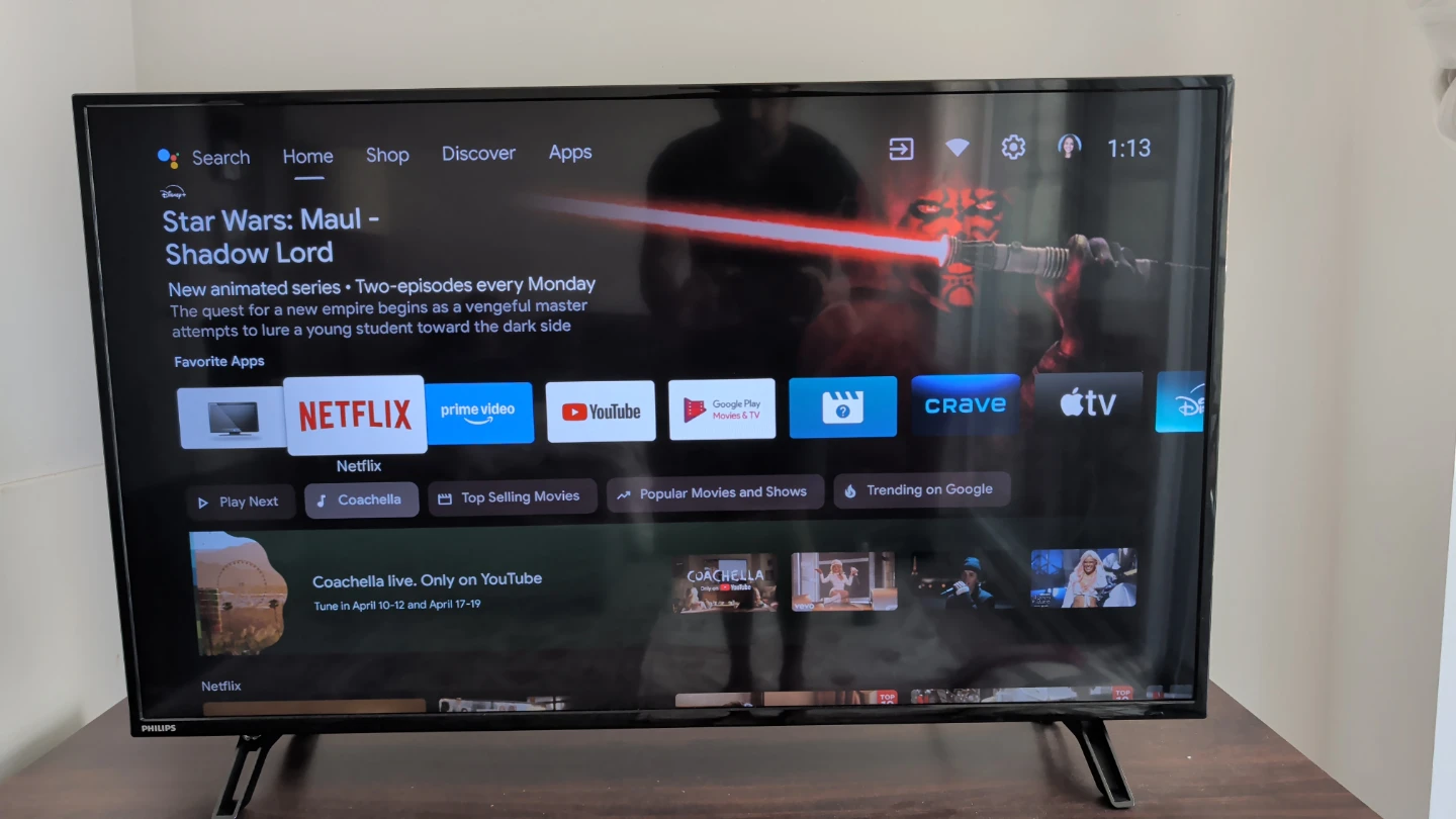 Philips Smart TV 43"  4K UHD HDR LED Android Smart TC