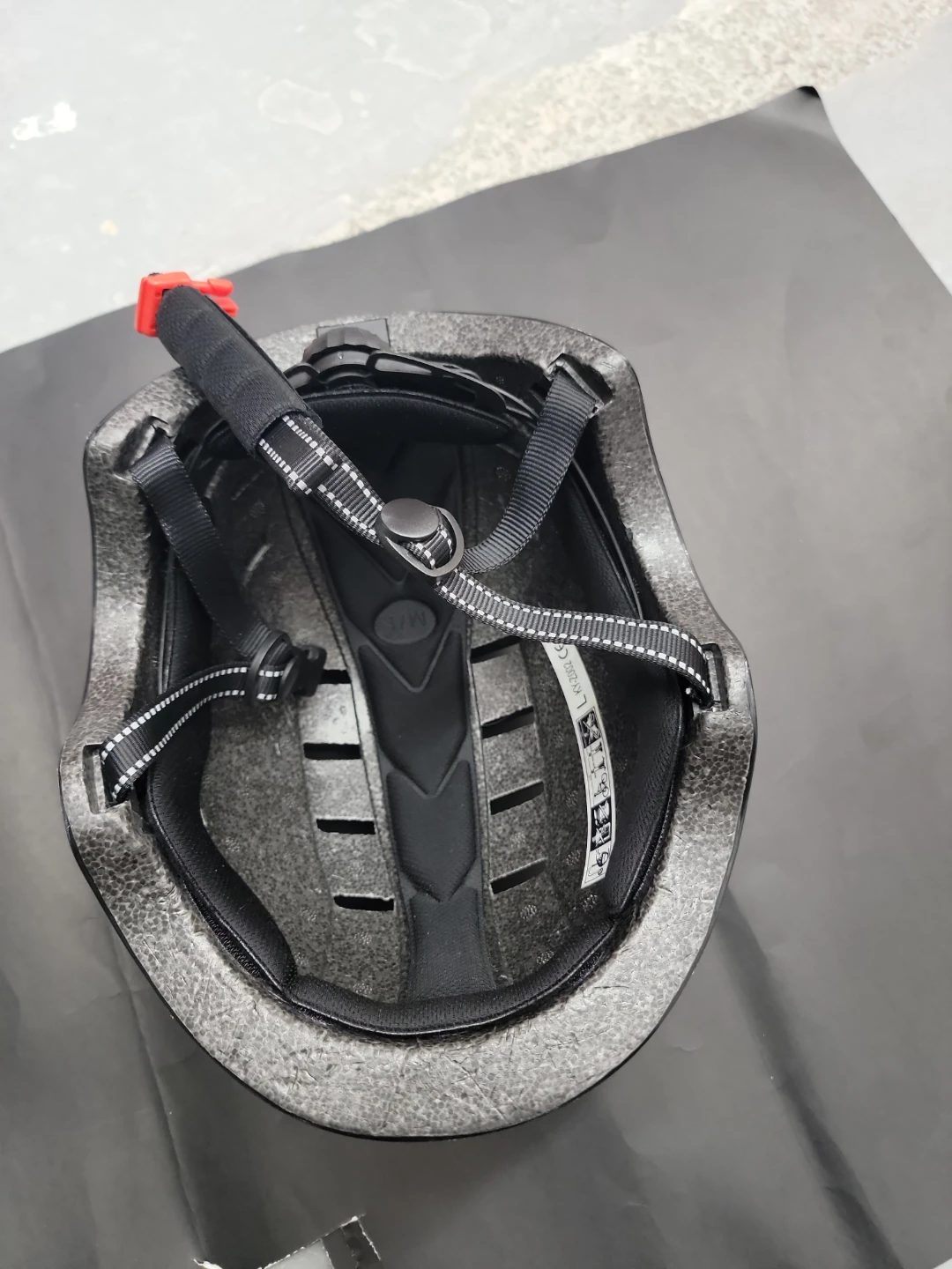 Black Commuter Helmet with LED Lights