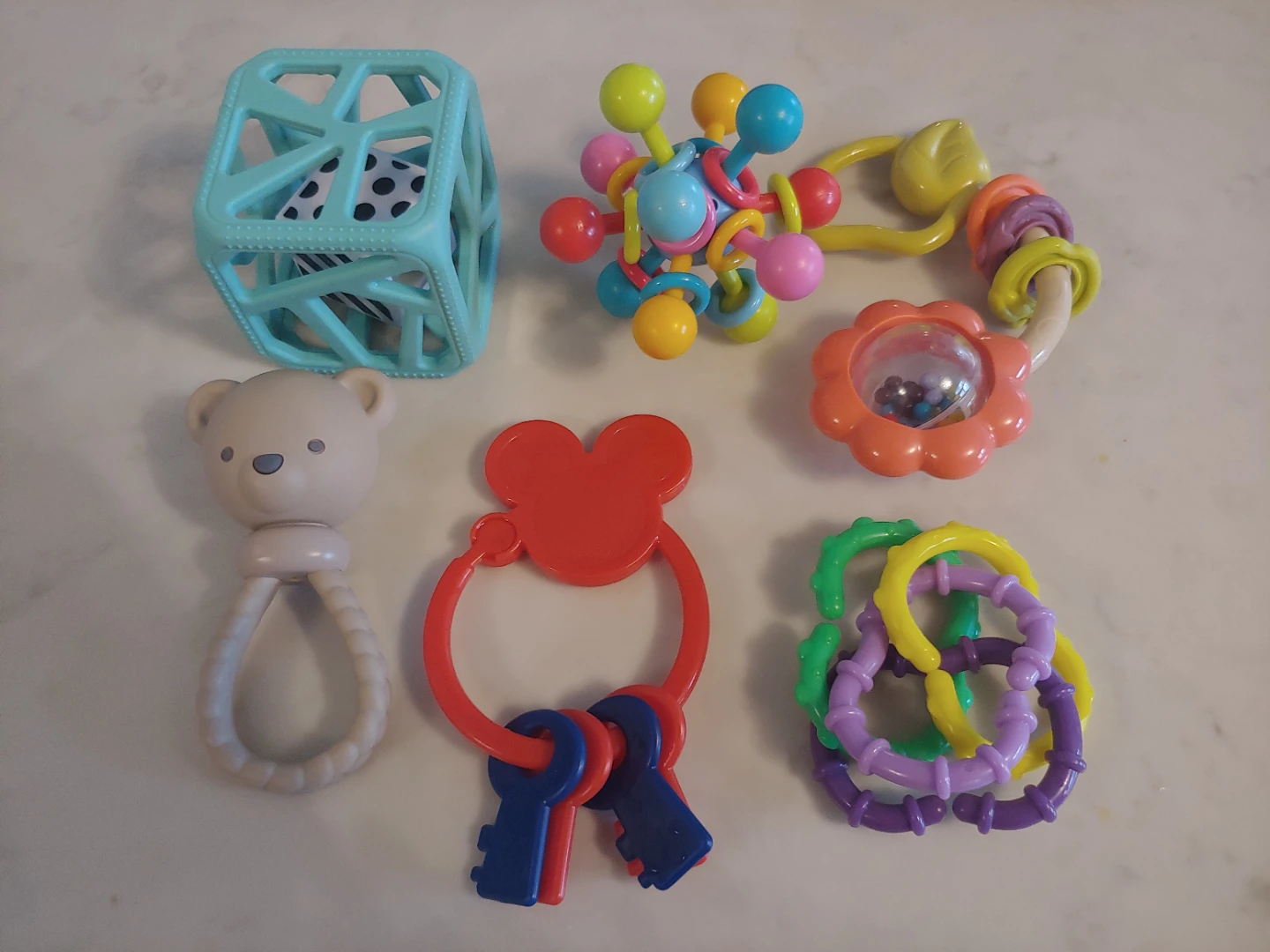 6 piece Baby Toy Bundle