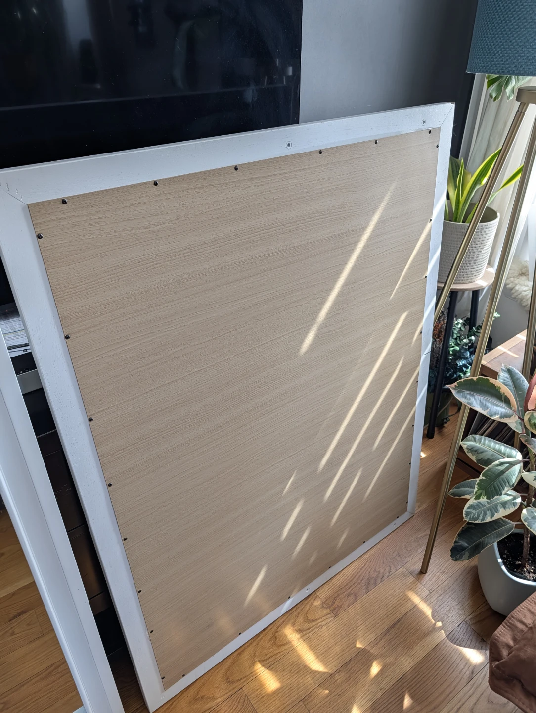Huge white framed statement mirror (set of 2) - photo 5