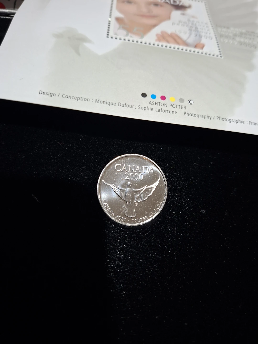 Canada Millennium 2000 Coin and Stamp Set - photo 2