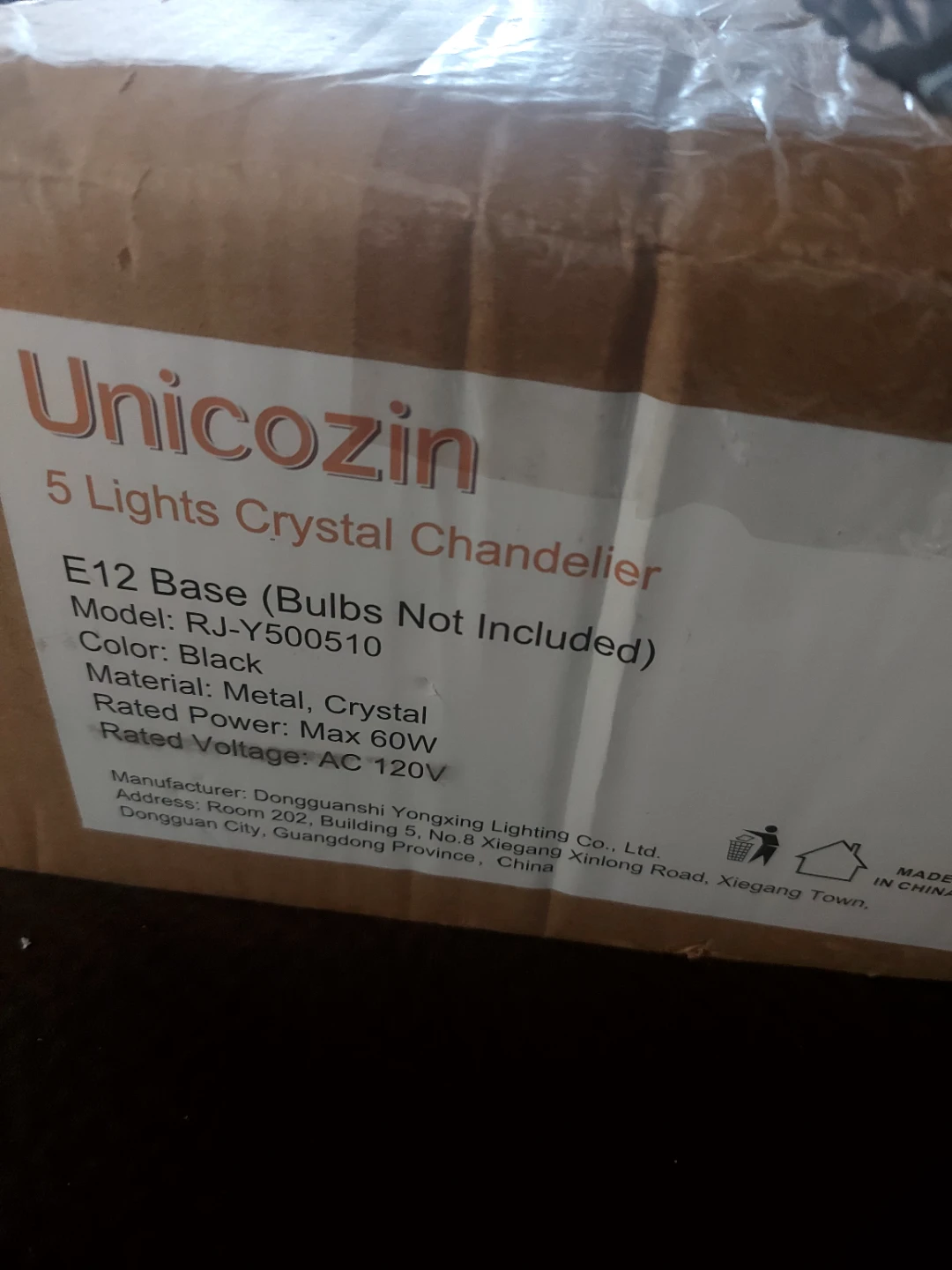 Unicozin 5 Lights Crystal Branch Chandelier - photo 5