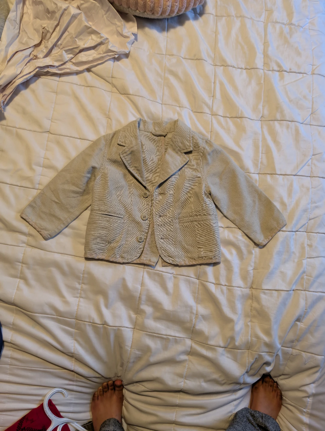 Children's Blazer and Plaid Shirt Set - photo 2