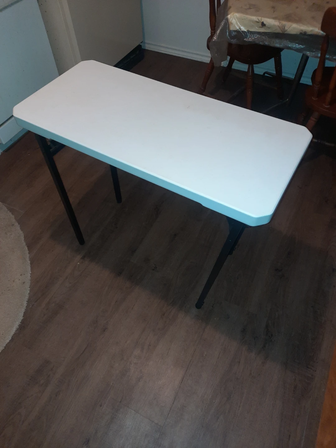 White Folding Table - photo 2