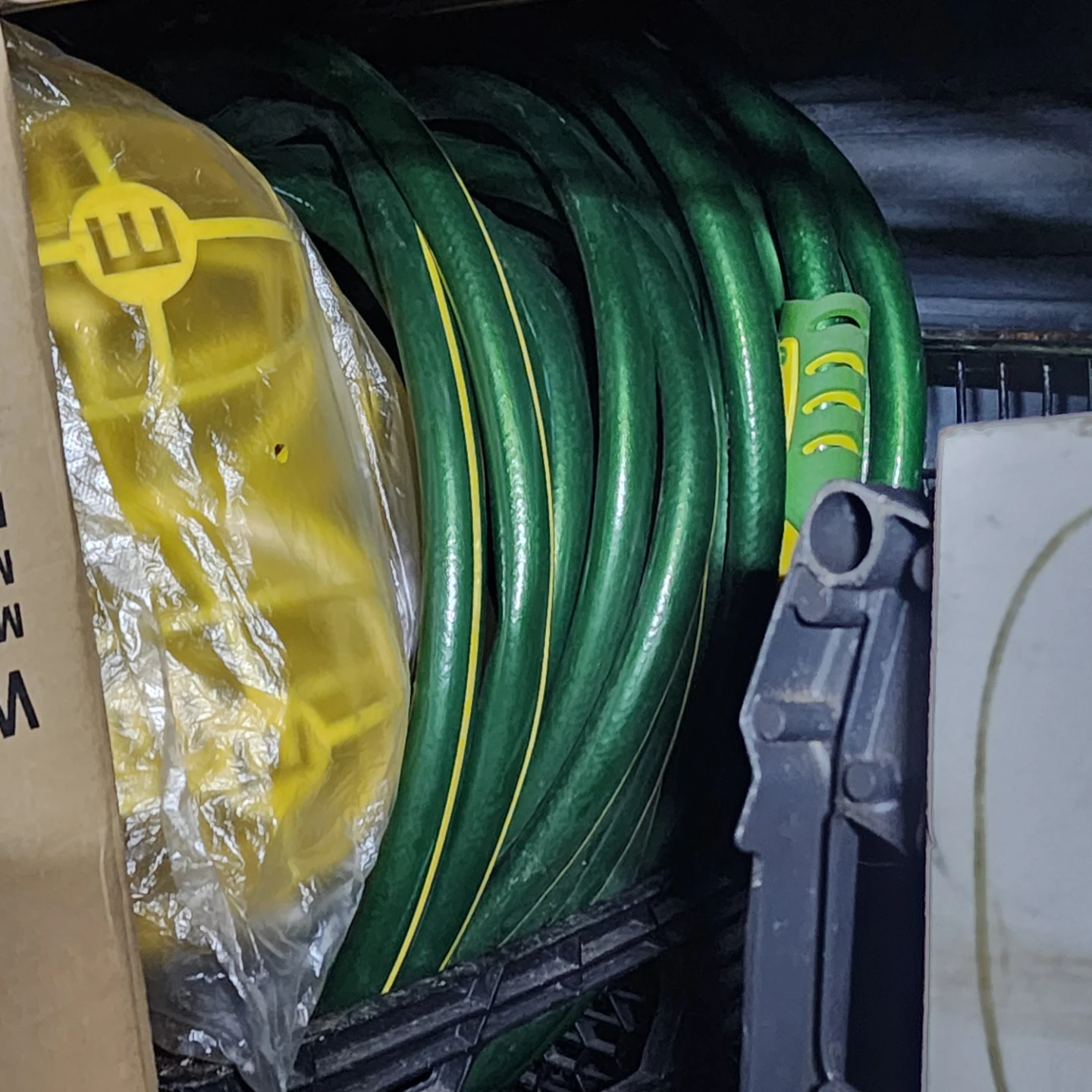 Green Garden Hose