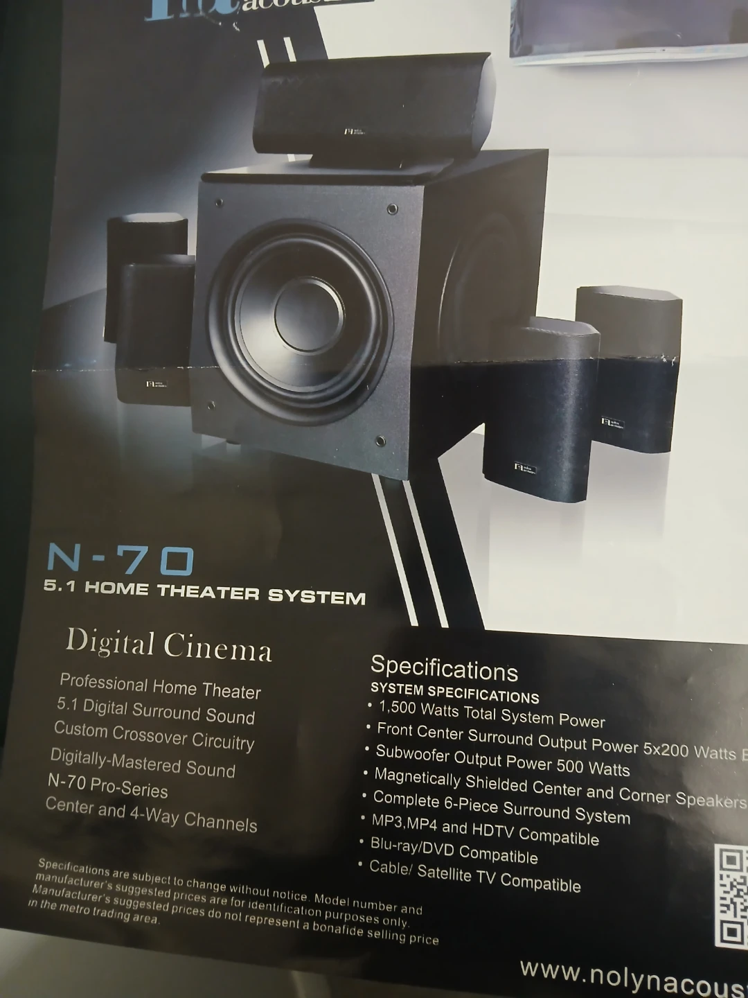 Complete 5.1 Home Theater Speaker System – Big Sound + Subwoofer - photo 4