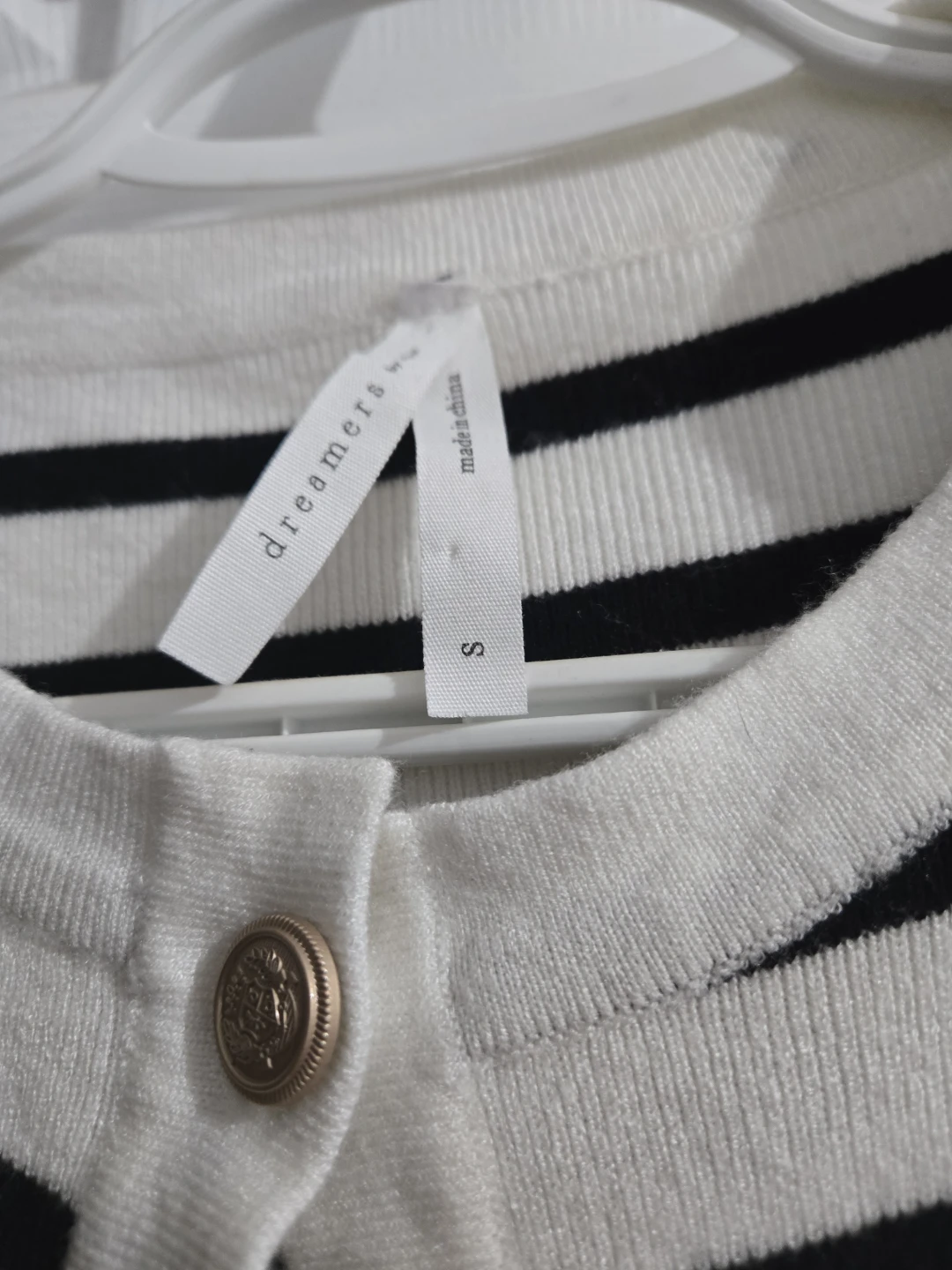 Dreamers Striped Cardigan - Size S - photo 2