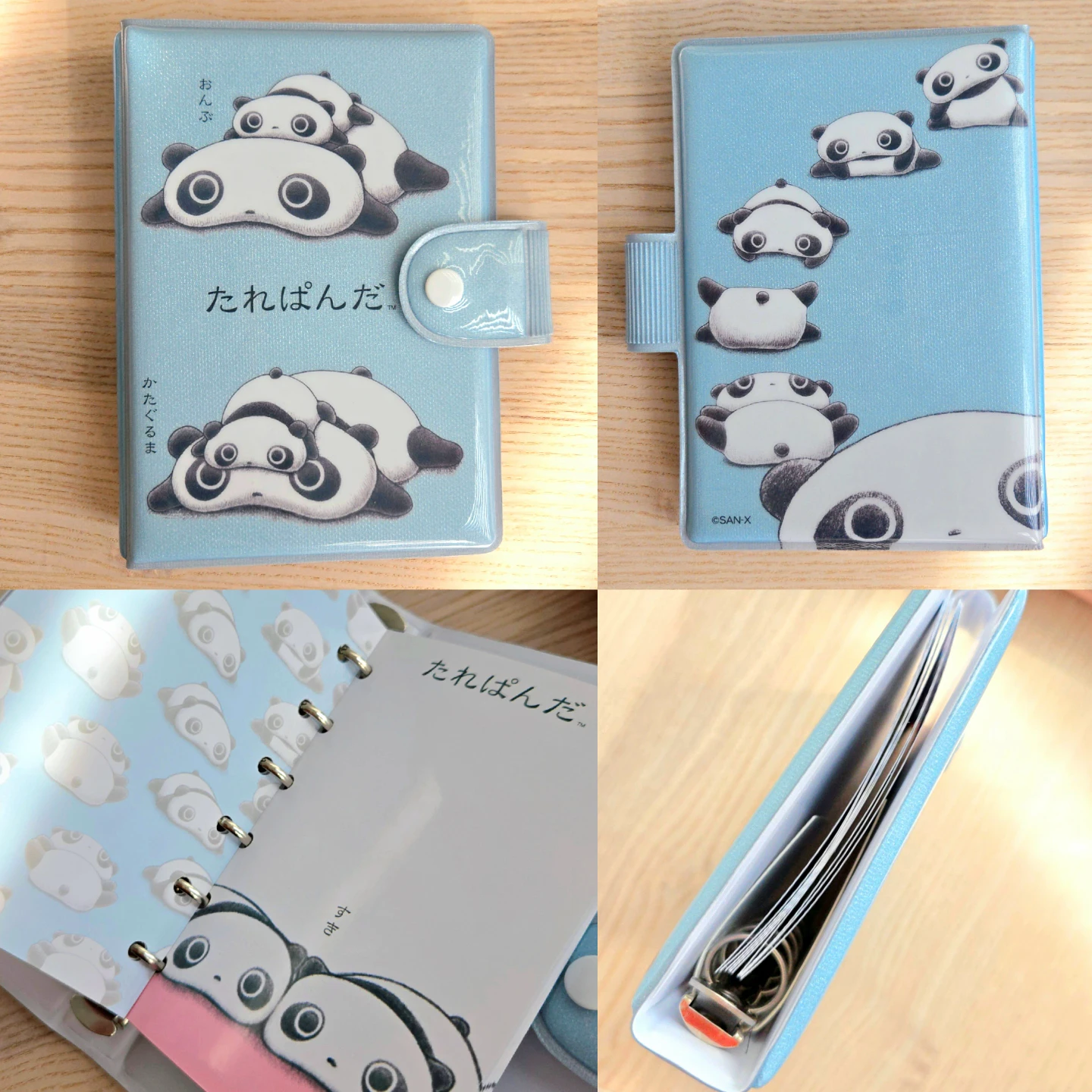San-X Tarepanda Binder Album NEW Cute Blue