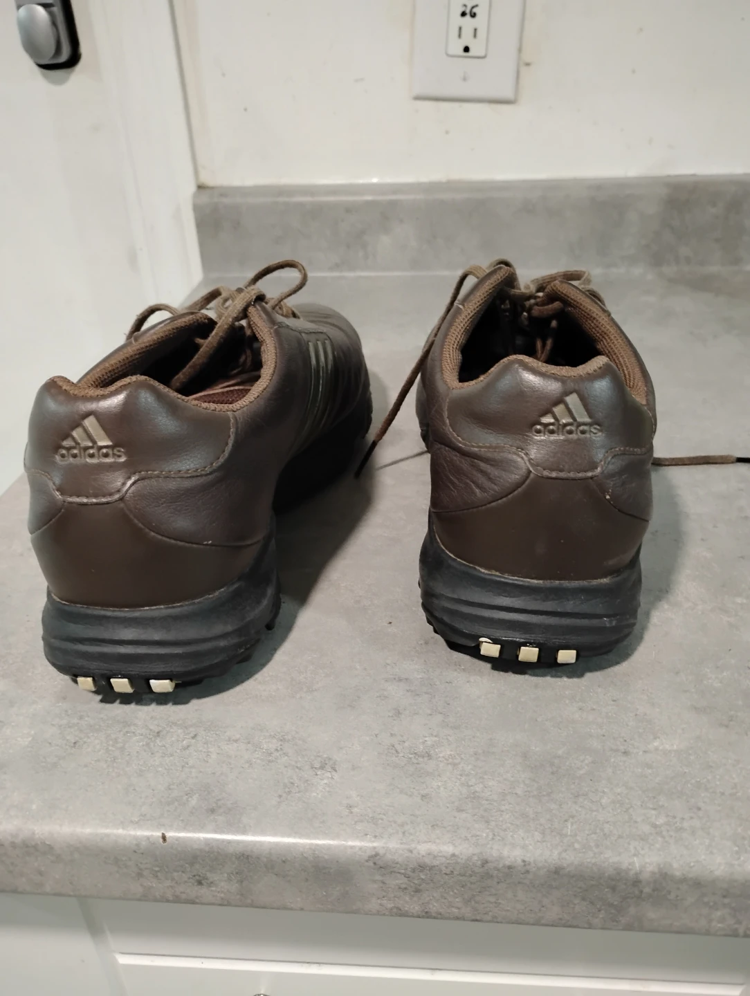 Adidas Brown Golf Shoes - photo 2