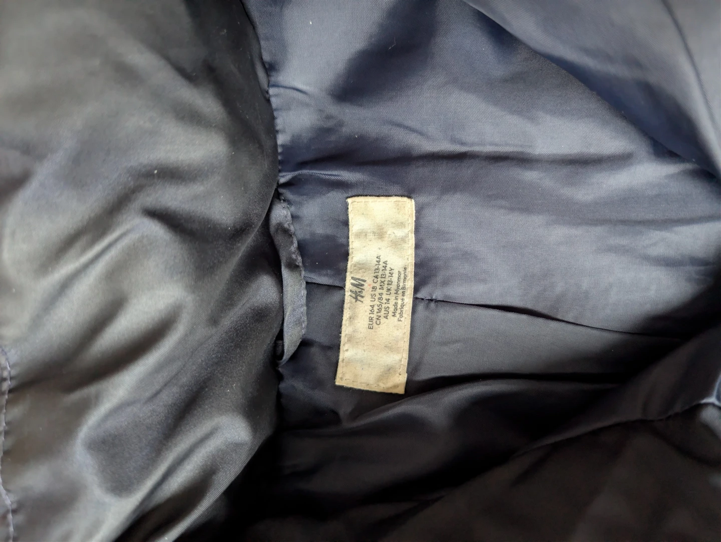 H&M Black Puffer Jacket with Faux Fur Trim - photo 4