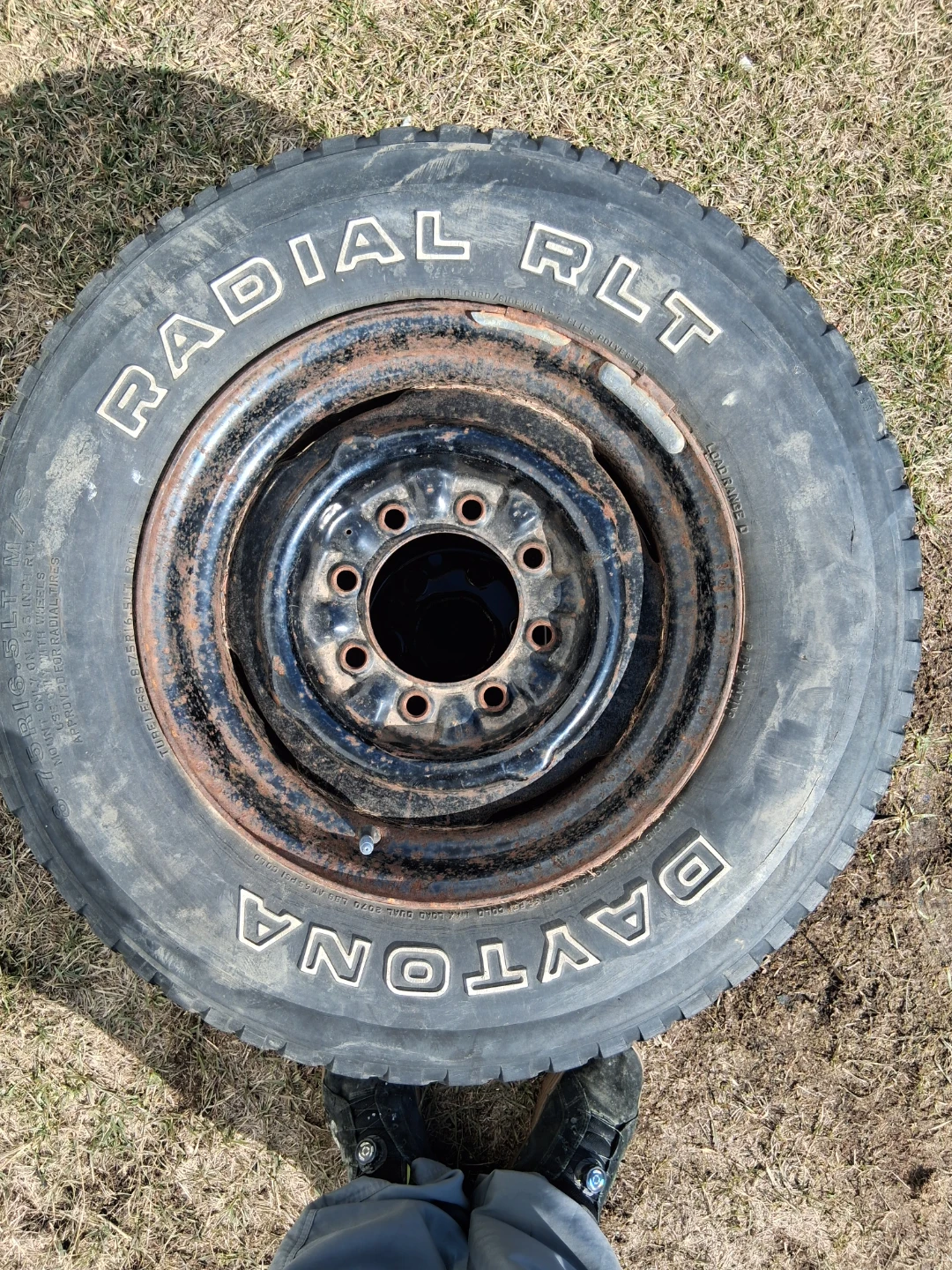 Daytona Radial RLT Tire 8.75R16.5LT
