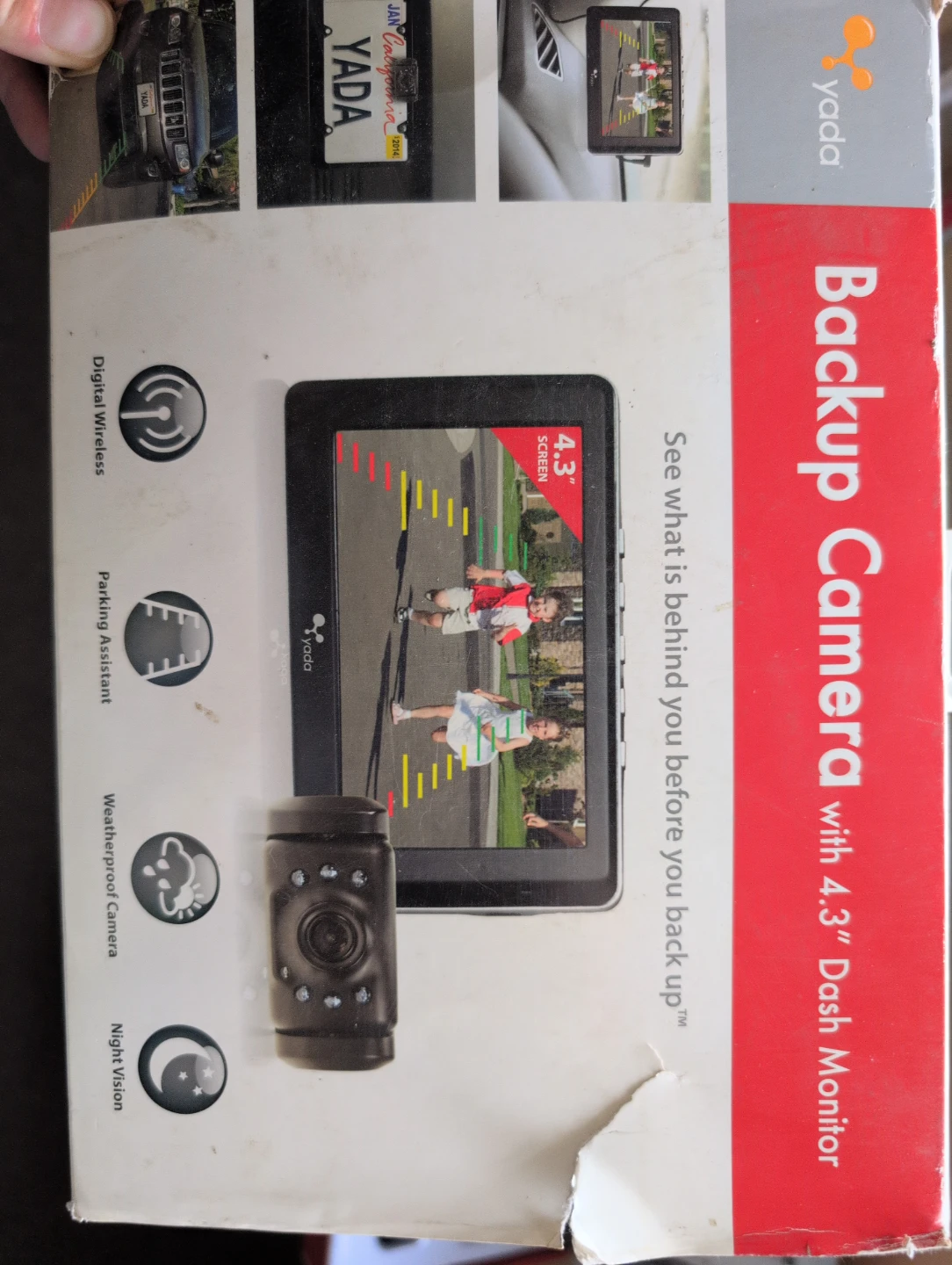 Yada Backup Camera with 4.3" Dash Monitor