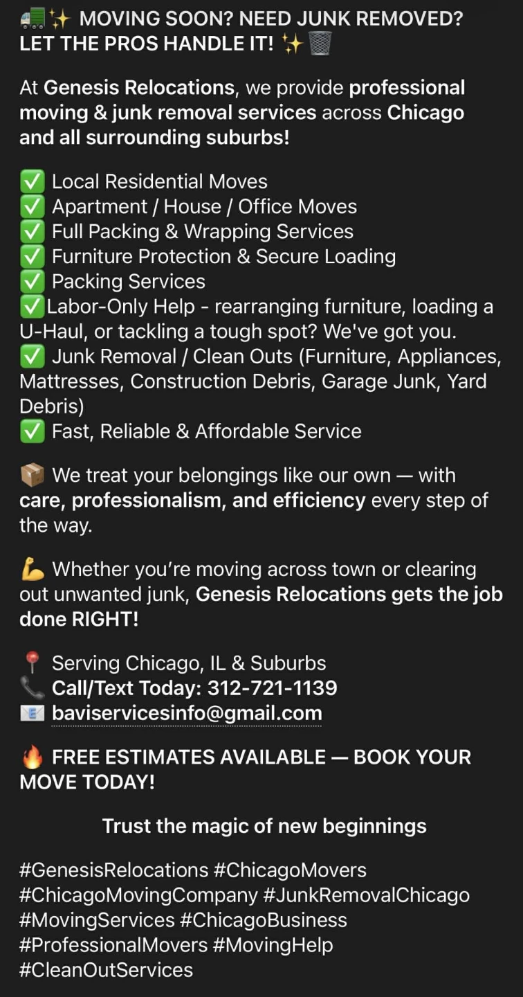 Moving & Junk Removal Services