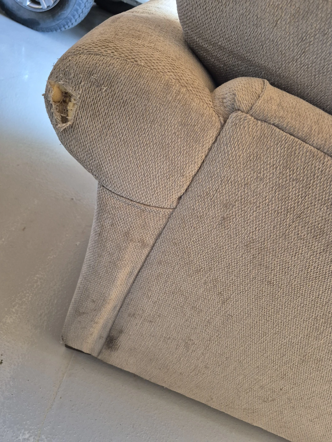 Tan Fabric Sofa - photo 2