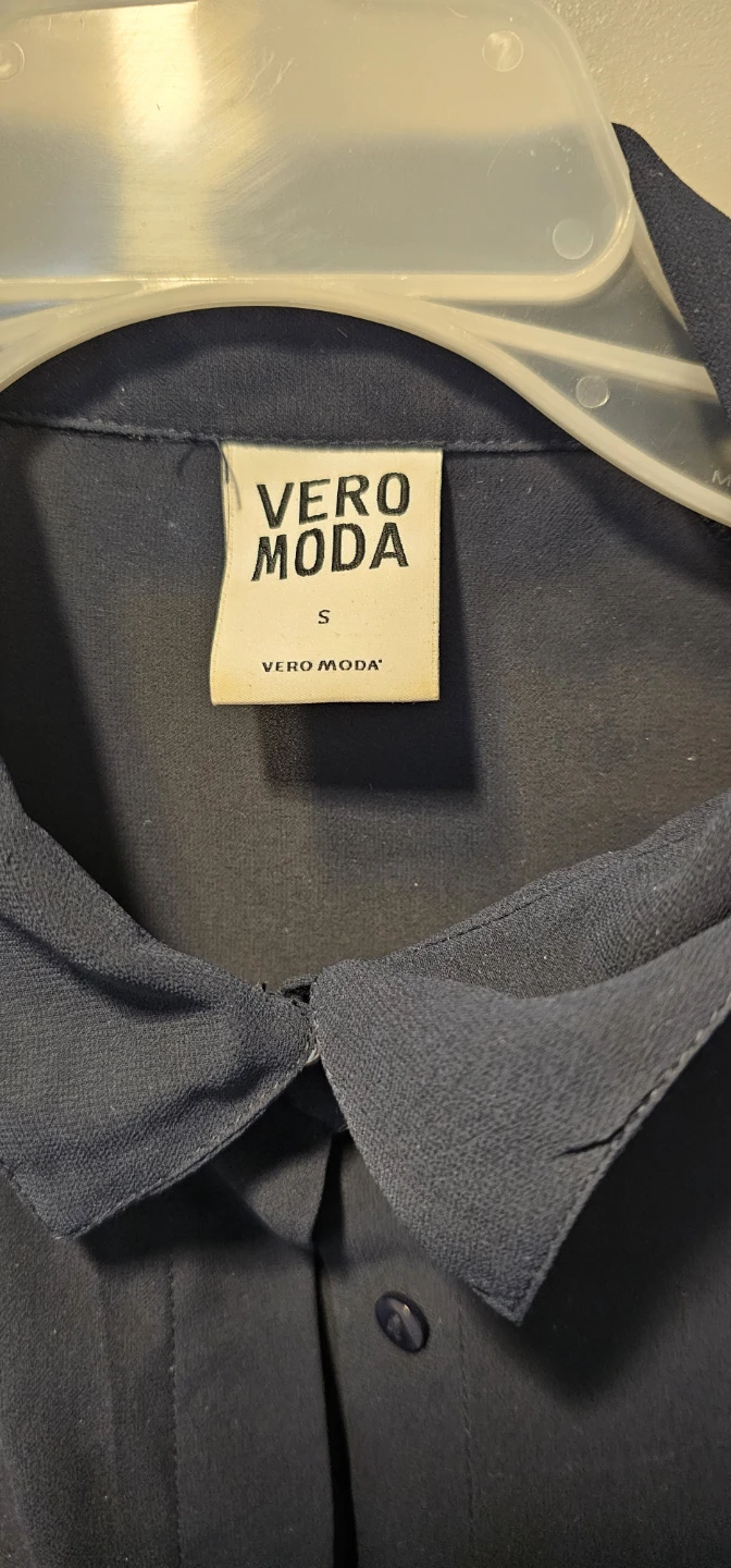 Vero Moda Women's Black Lace Shoulder Button-Up Shirt Size S - photo 2