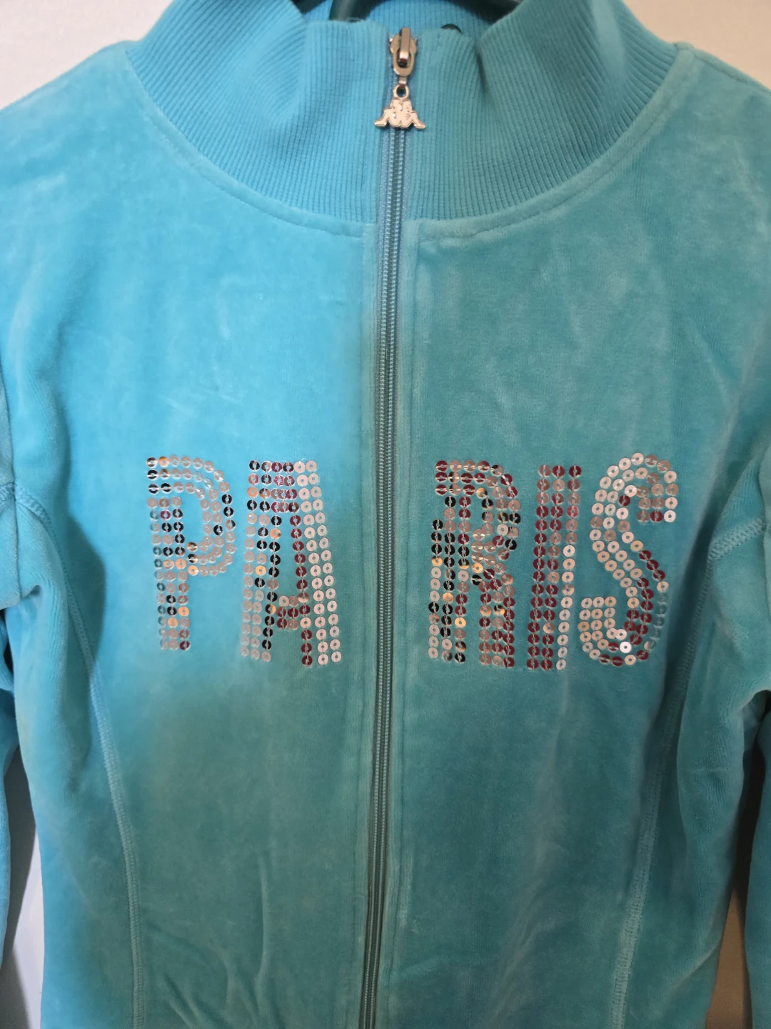 Kappa Velour Track Jacket "Paris" size M - photo 3