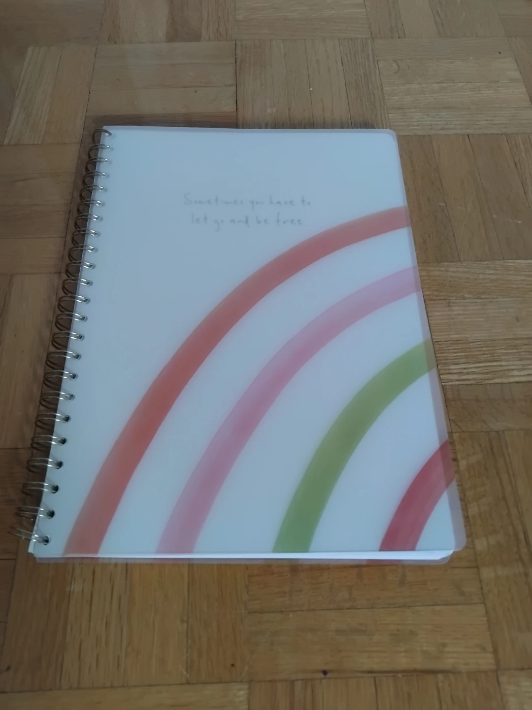 Spiral Notebook with Inspirational Cover