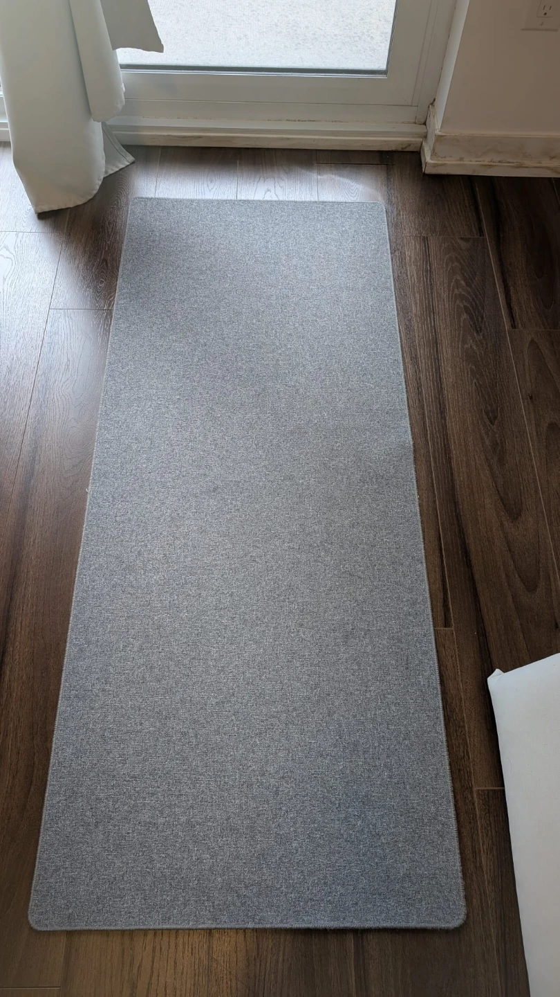 Wovem Grey anti slip mat 2ft by 5ft