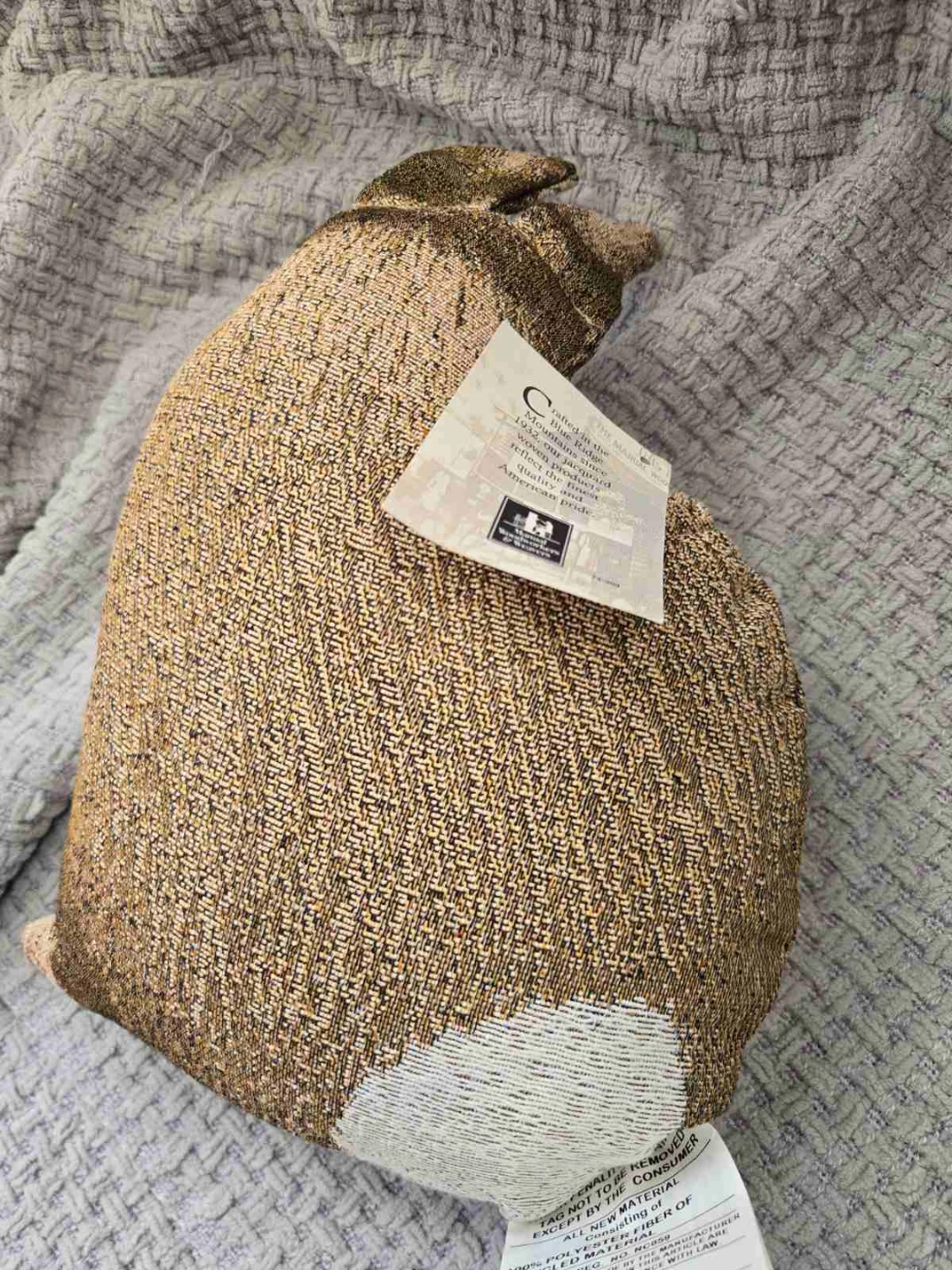 Manual Woodworkers & Weavers Jacquard Bunny Pillow - photo 3