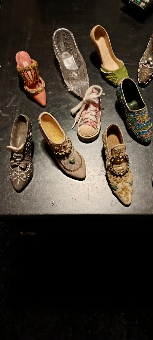 Collection of Miniature Decorative Shoes