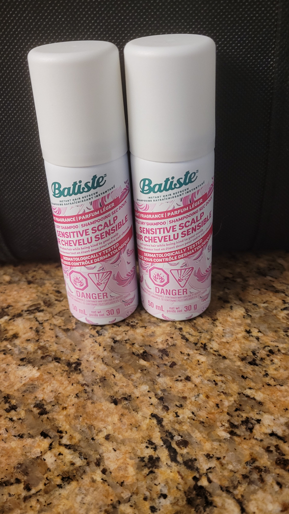 Batiste Sensitive Scalp Dry Shampoo 50ml (Set of 2)