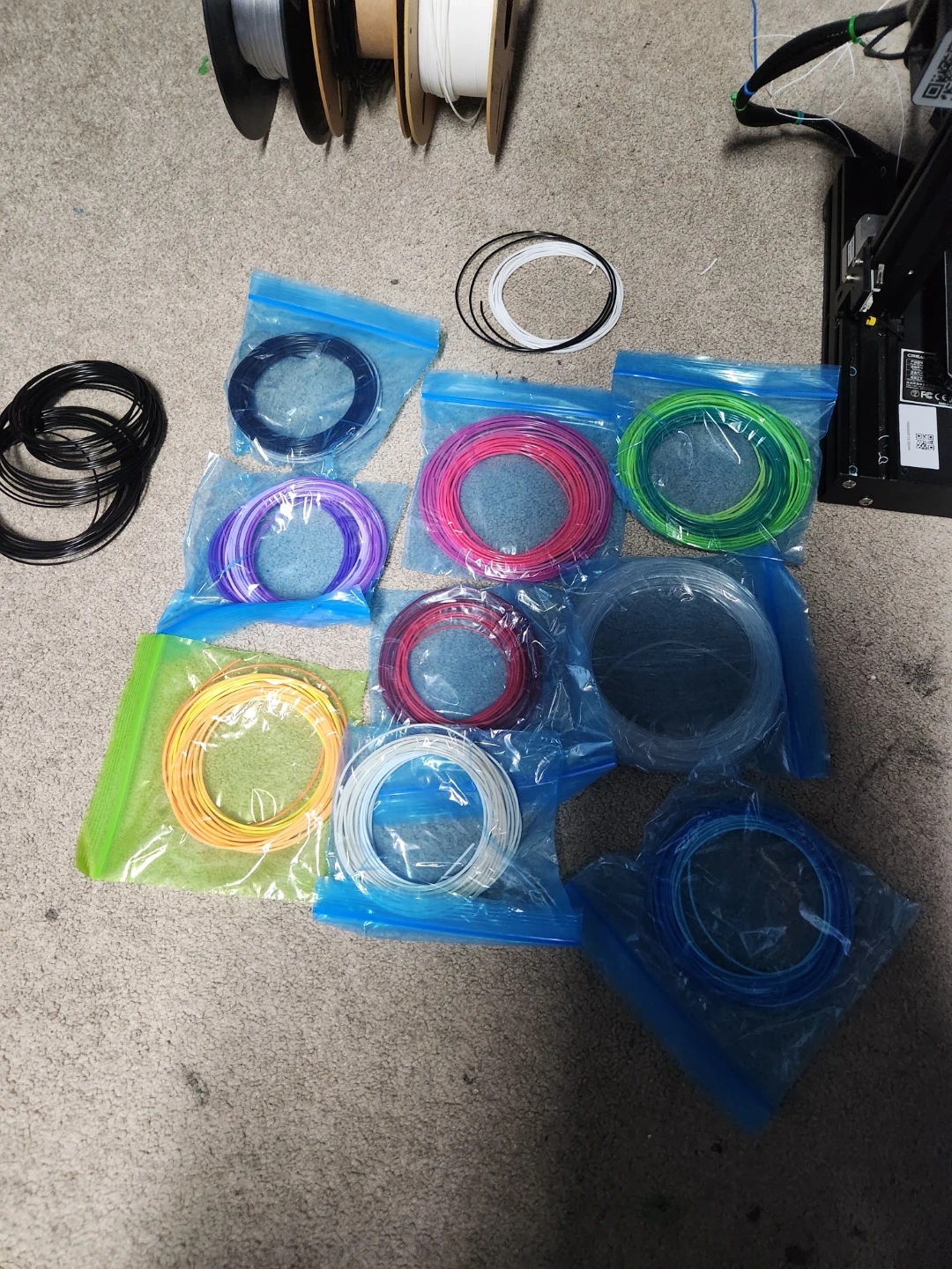 Creality Ender 3 3D Printer with Filament Spools and Accessories - photo 2