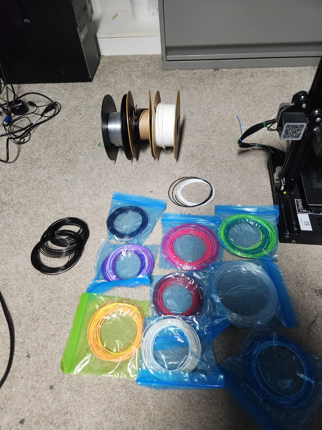 Creality Ender 3 3D Printer with Filament Spools and Accessories - photo 3