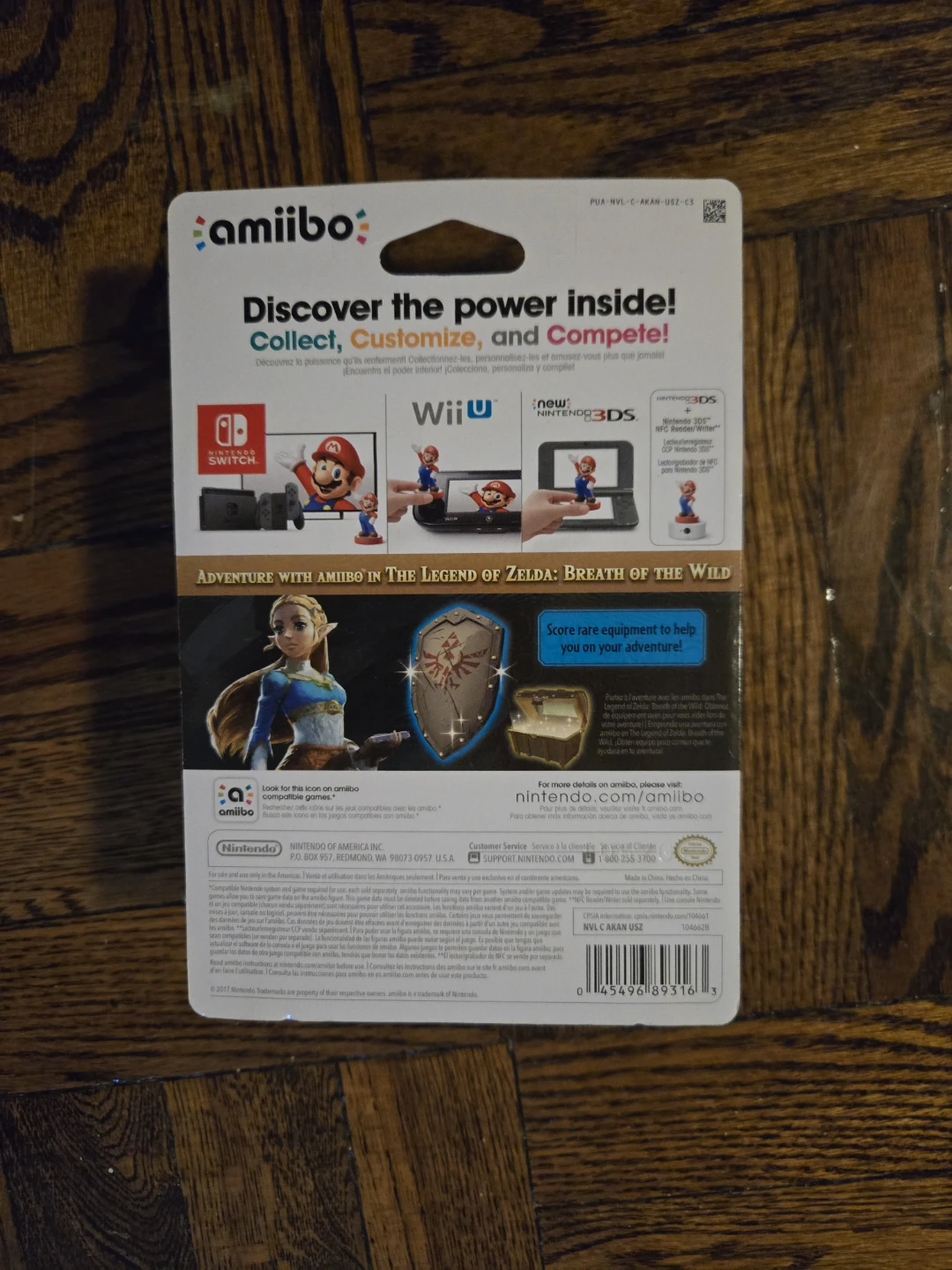BOTW Zelda amiibo new in box - photo 2