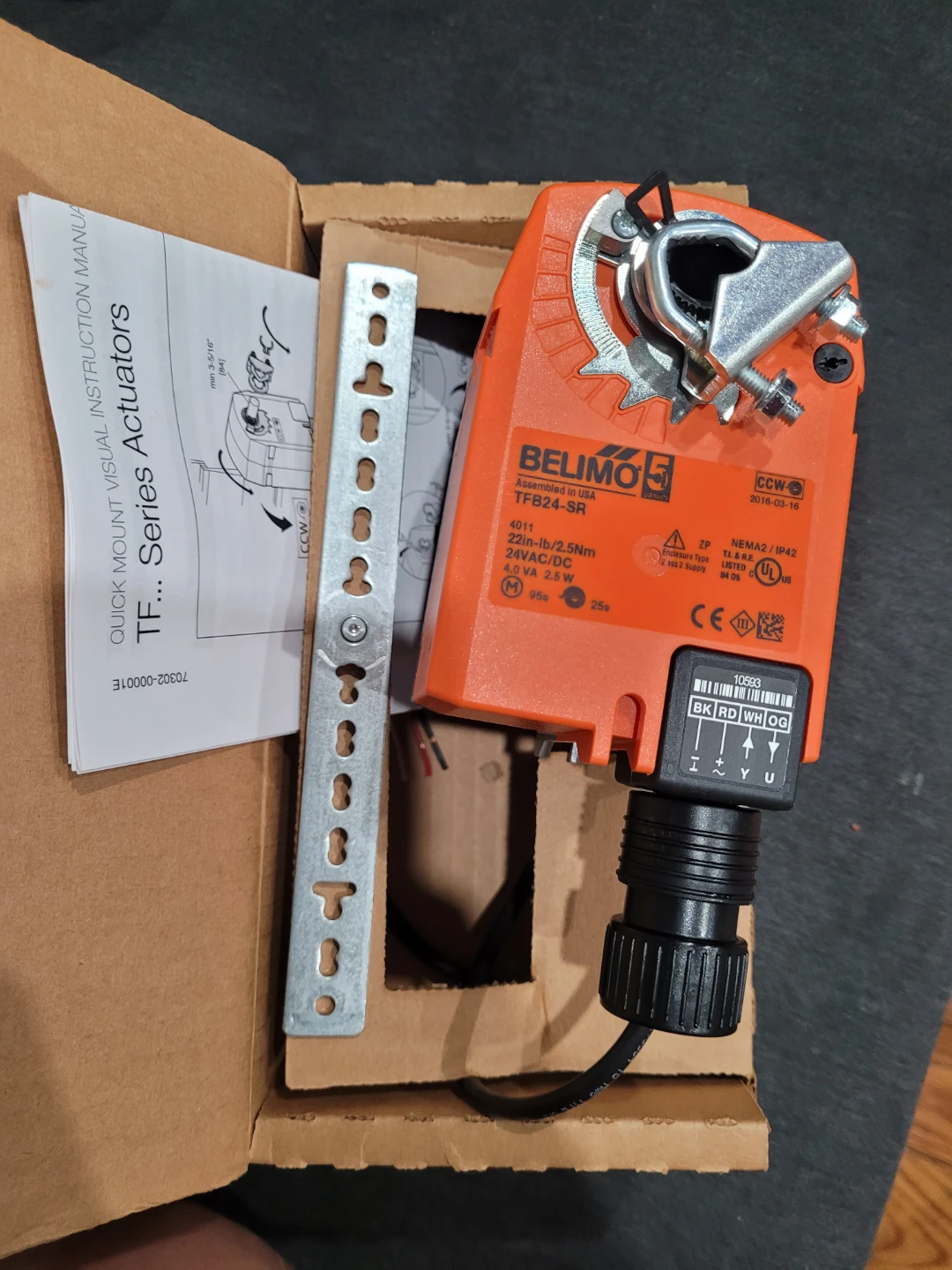 Belimo TF224-SR Fire & Smoke Actuator - photo 2