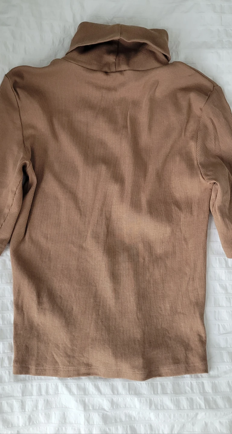 Zara ribbed turtleneck top - size M - photo 2