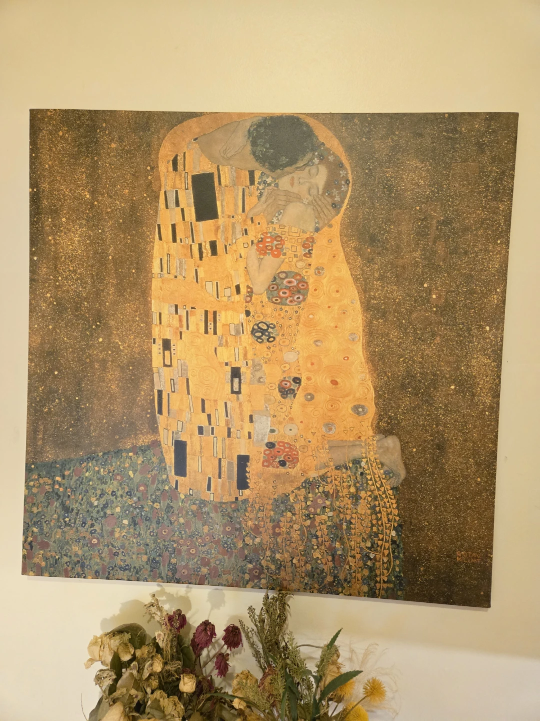 The Kiss Painting by Gustav Klimt