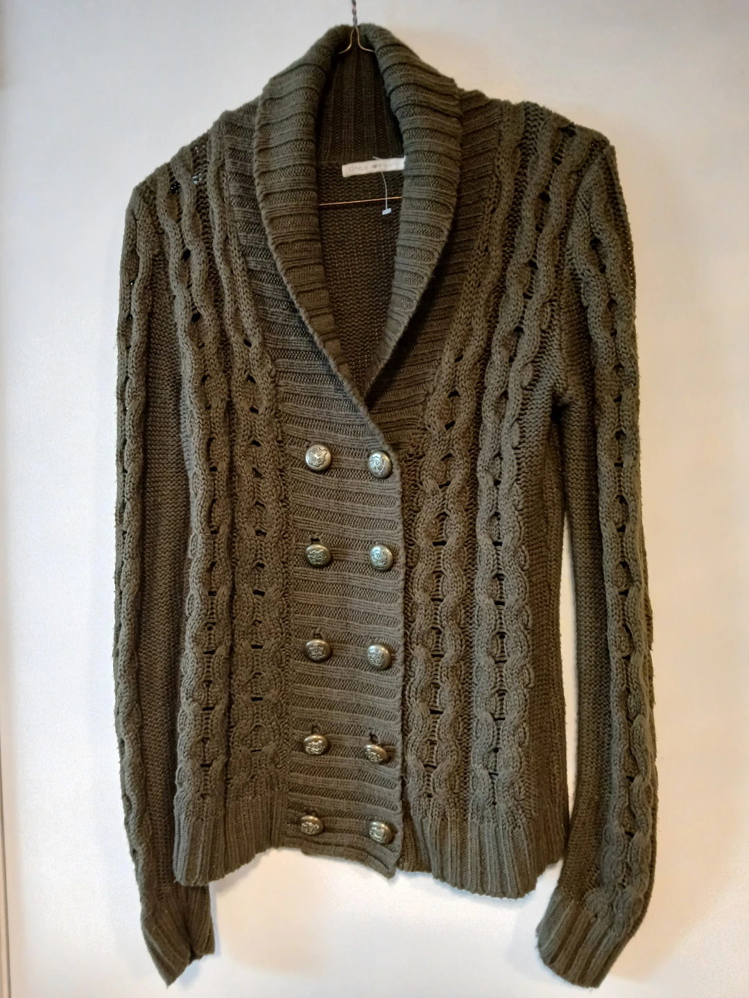 2 Knit Cardigans: Urban Rags (M/M) & Cotton Ginny. $8 EACH. - photo 4