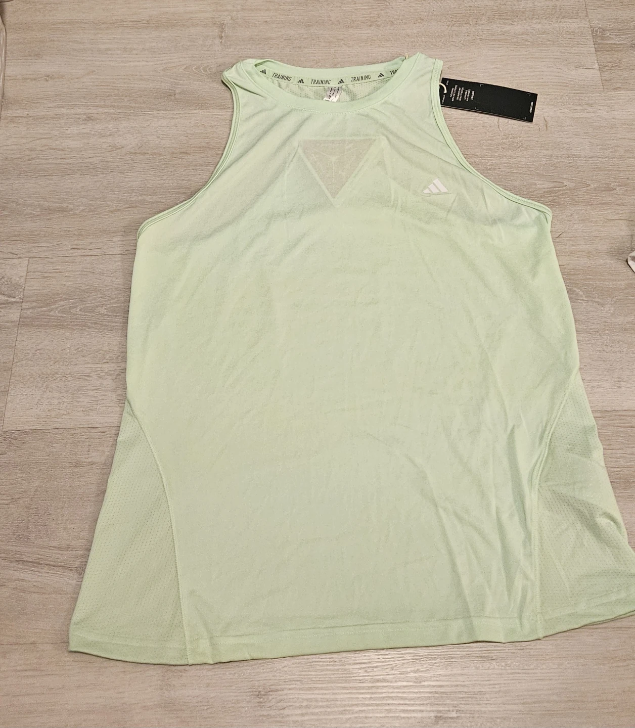 Adidas Training Tank Tops - Black, Mint, White Speckled - photo 3