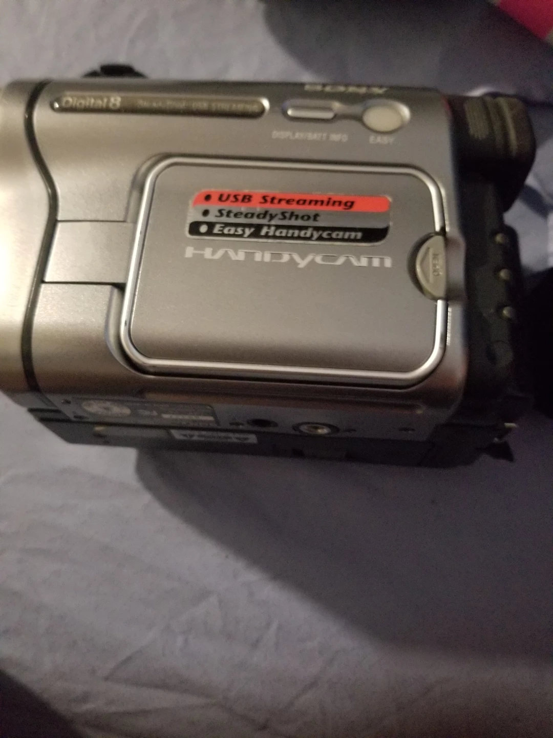 Sony digital 8 steadyshot USB streaming