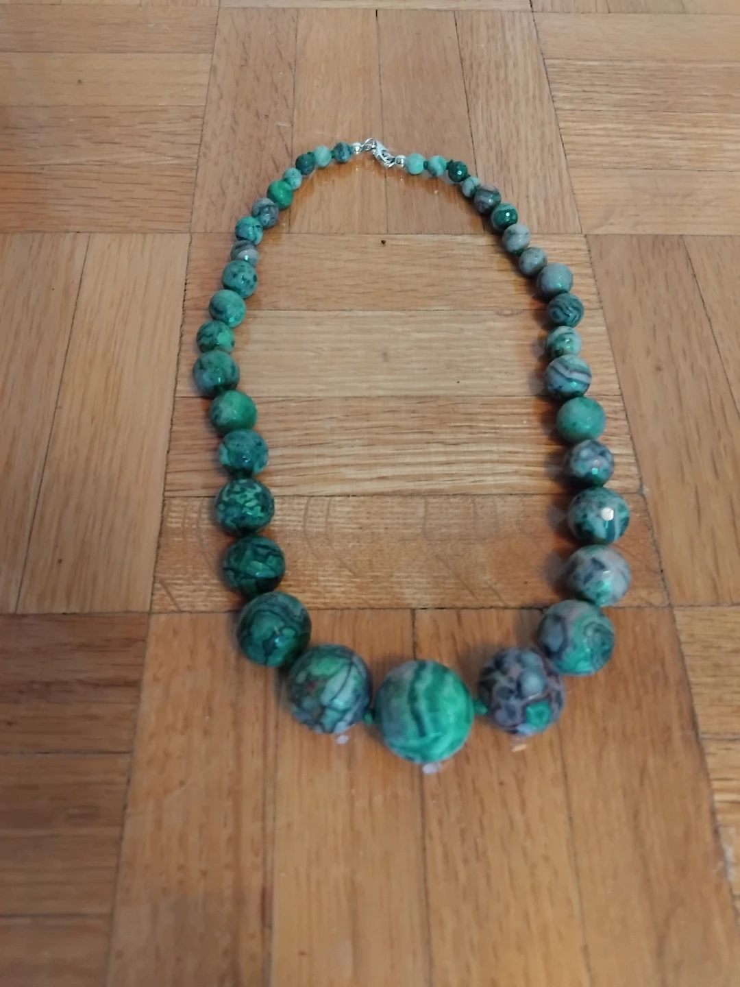 Two unique natural stone bead necklaces - photo 2