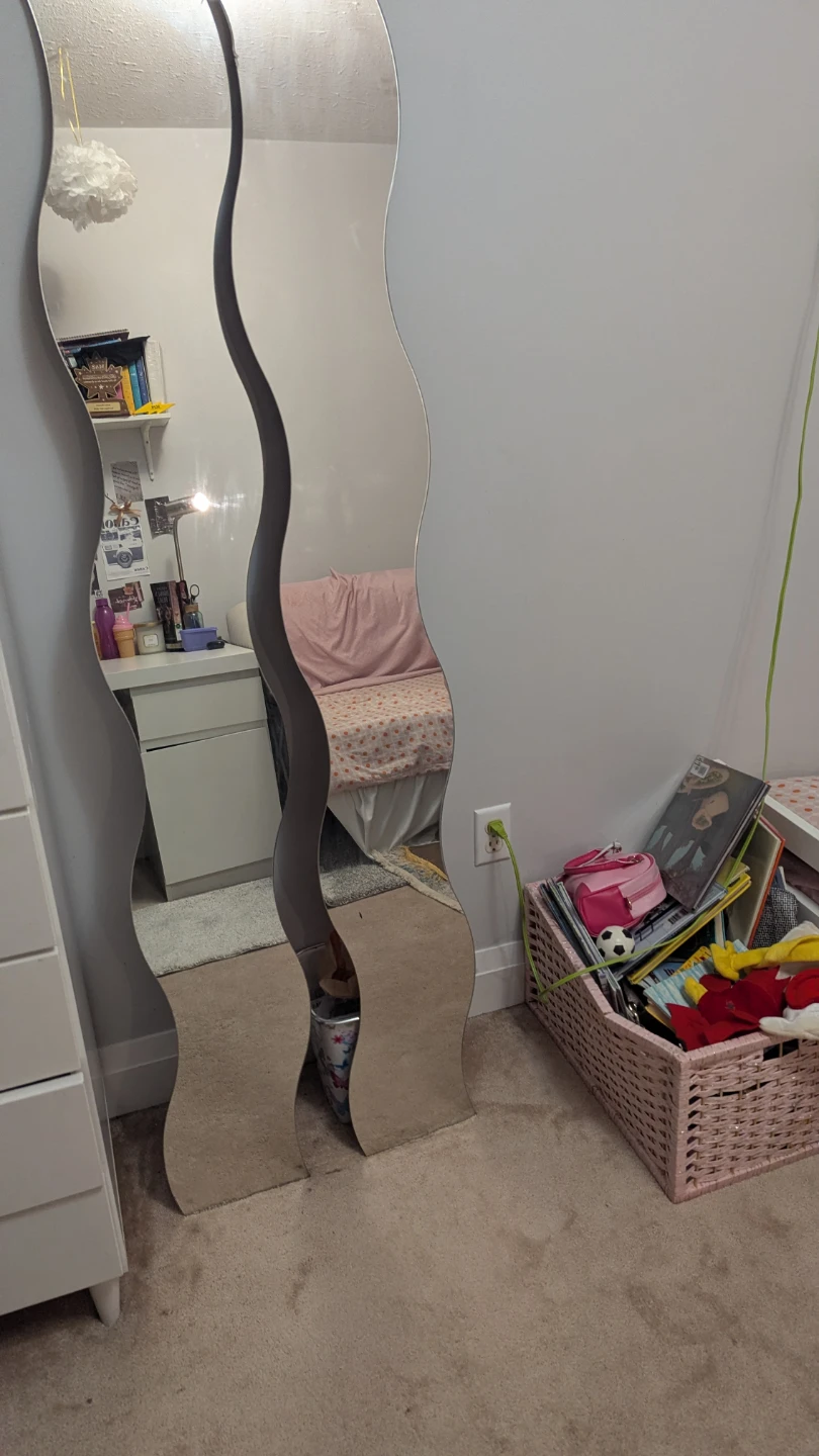 Wavy Full Length Mirror
