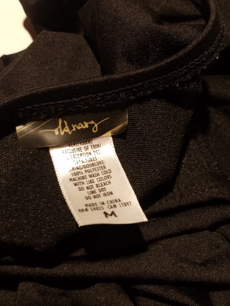 Old Navy Black One-Piece Swimsuit Size M - photo 3